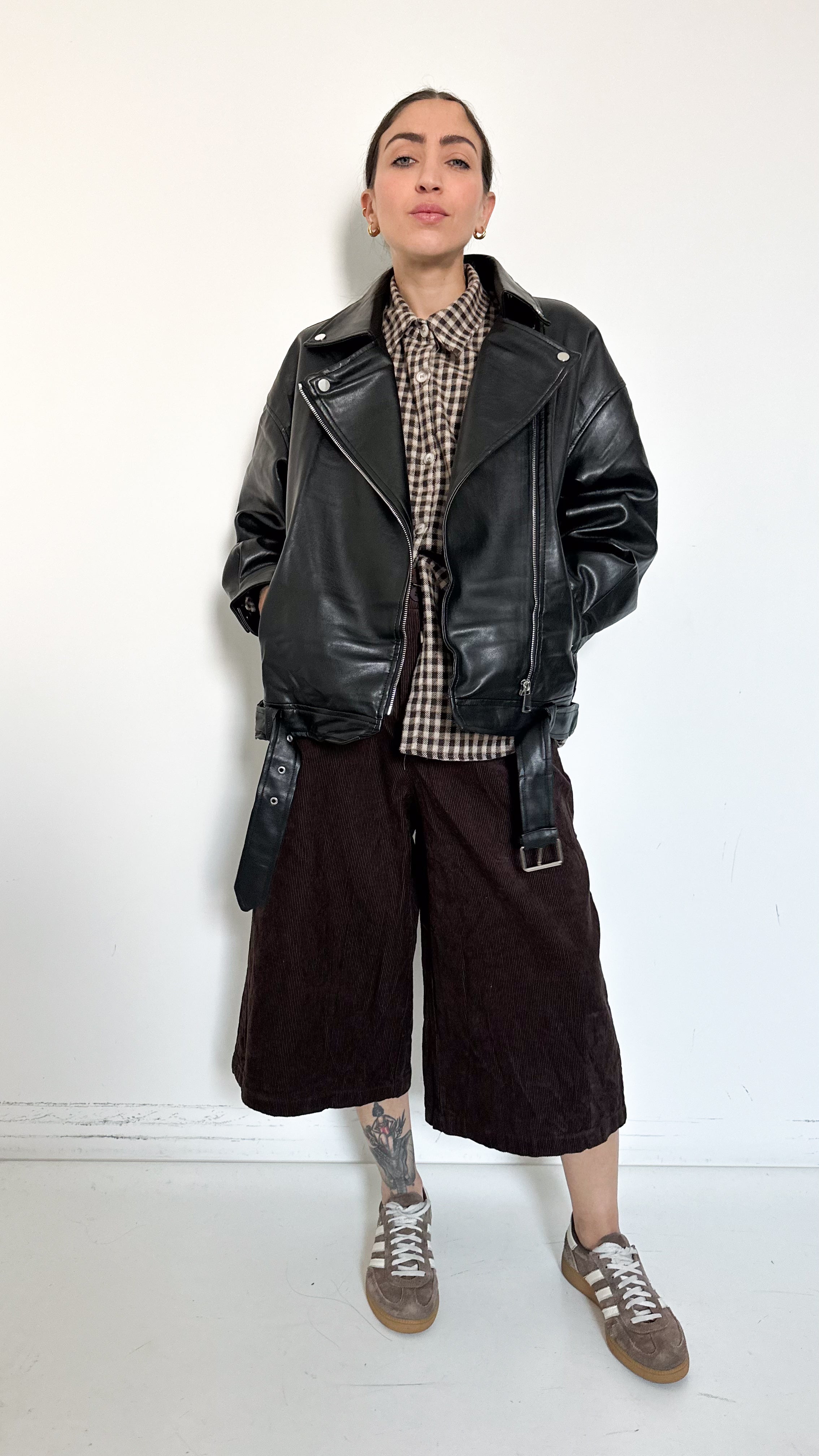 Bermuda Marrone In Velluto