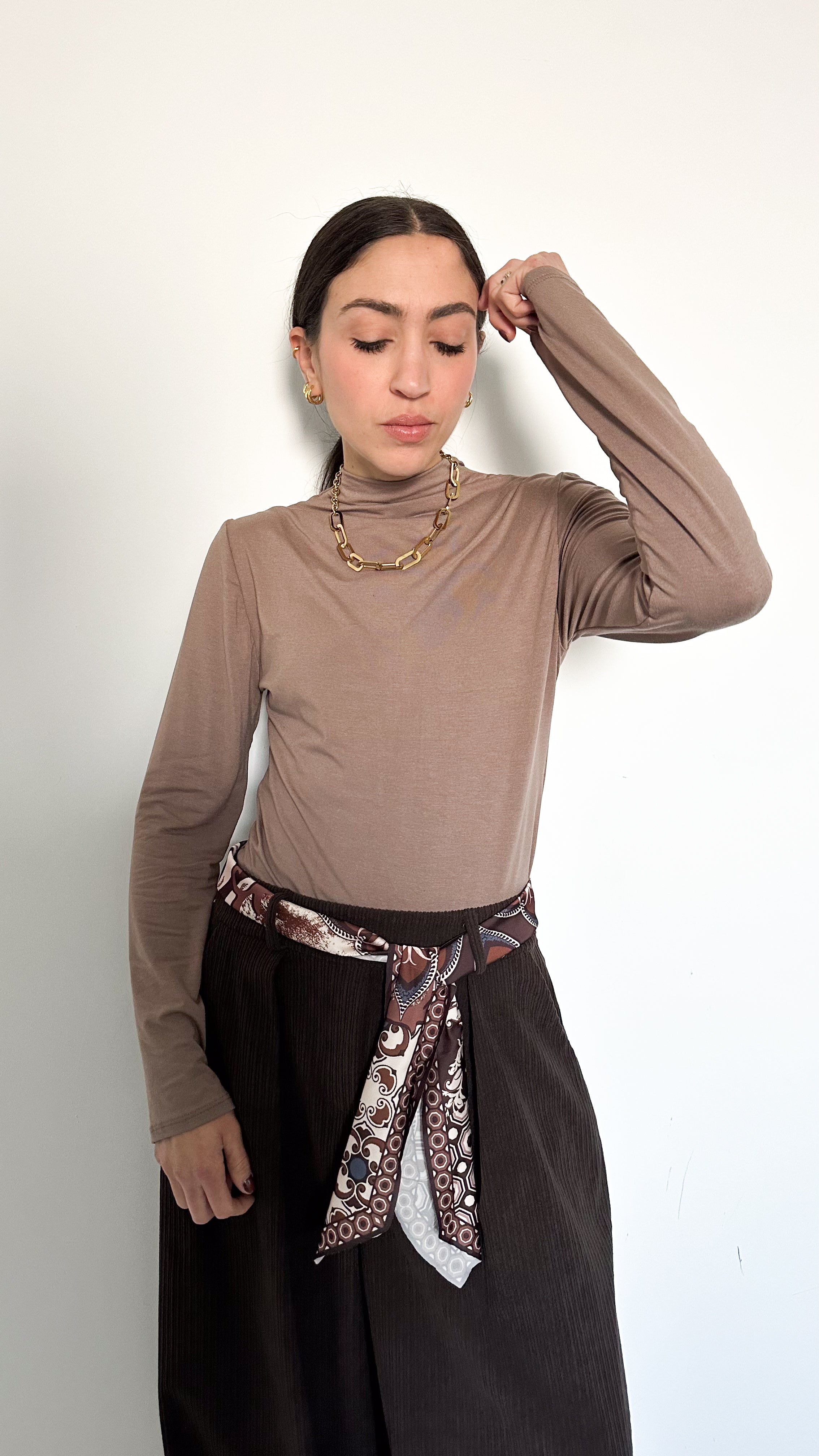 Maglia Basic Taupe