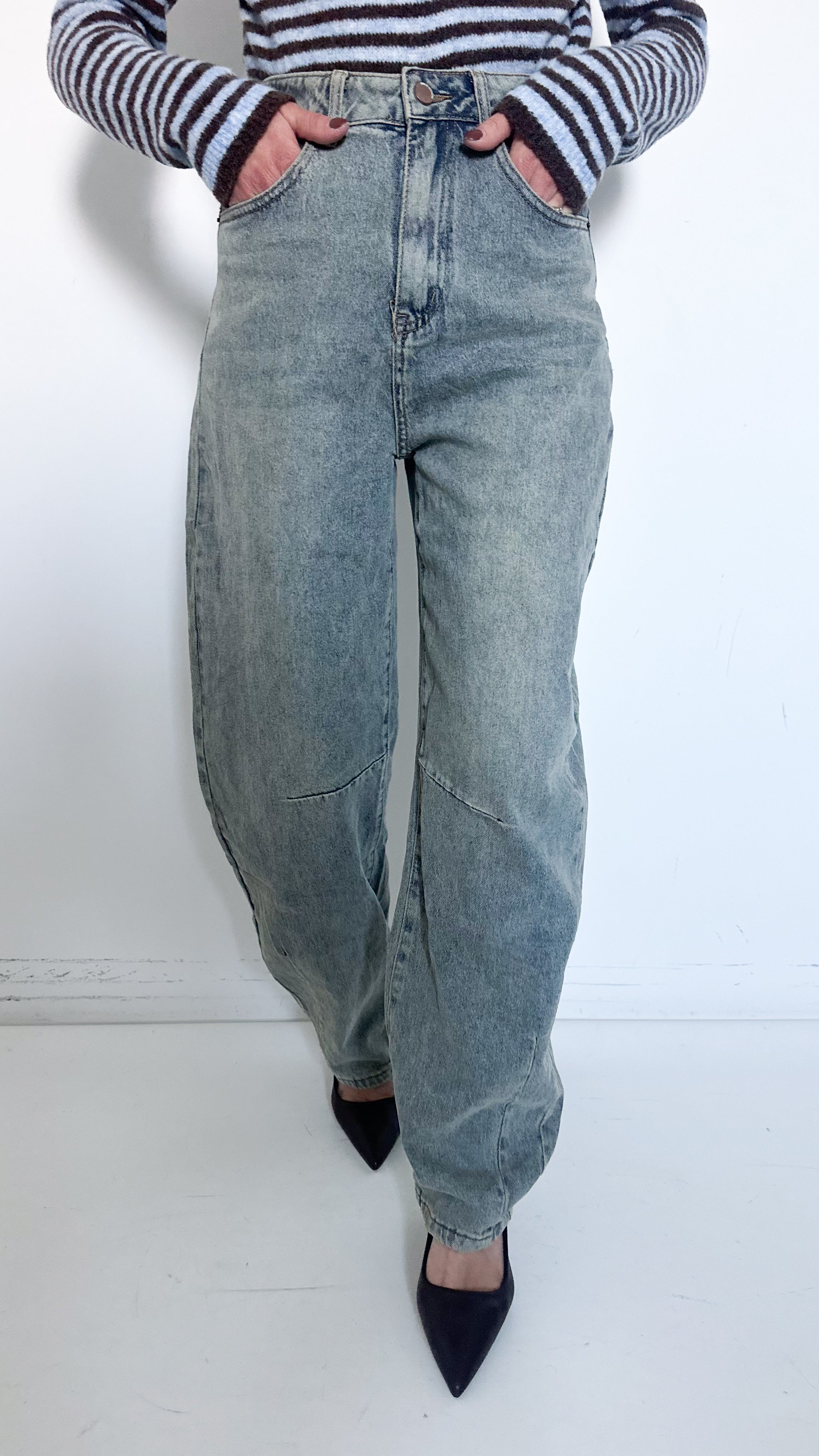 Jeans Ballon Slavato