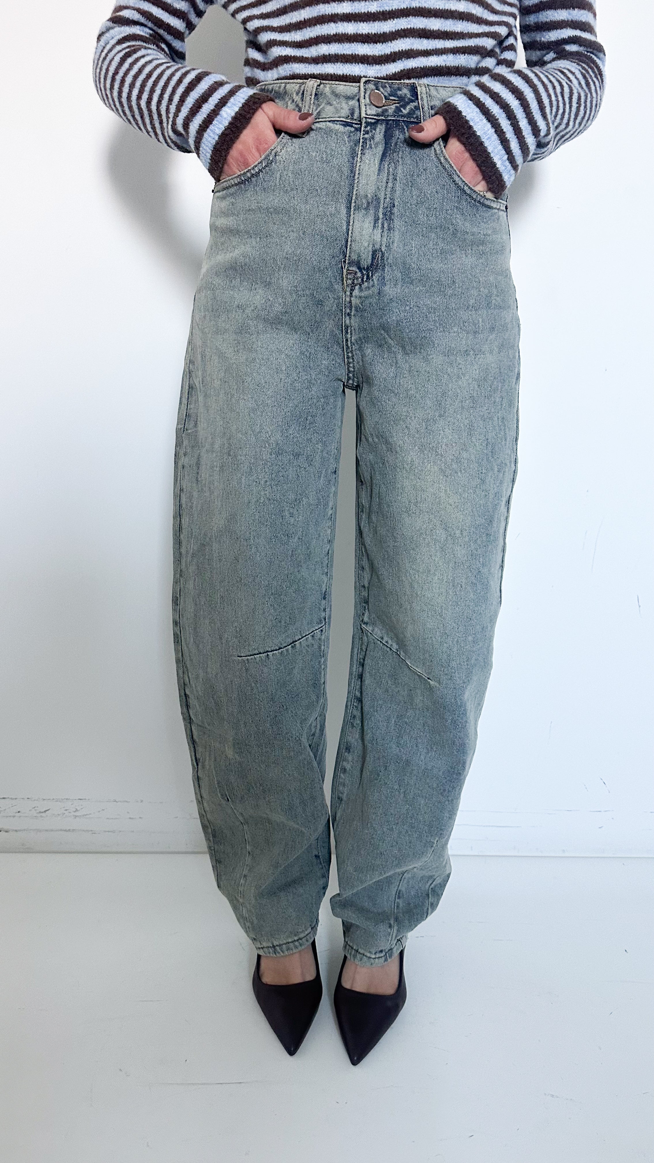 Jeans Ballon Slavato