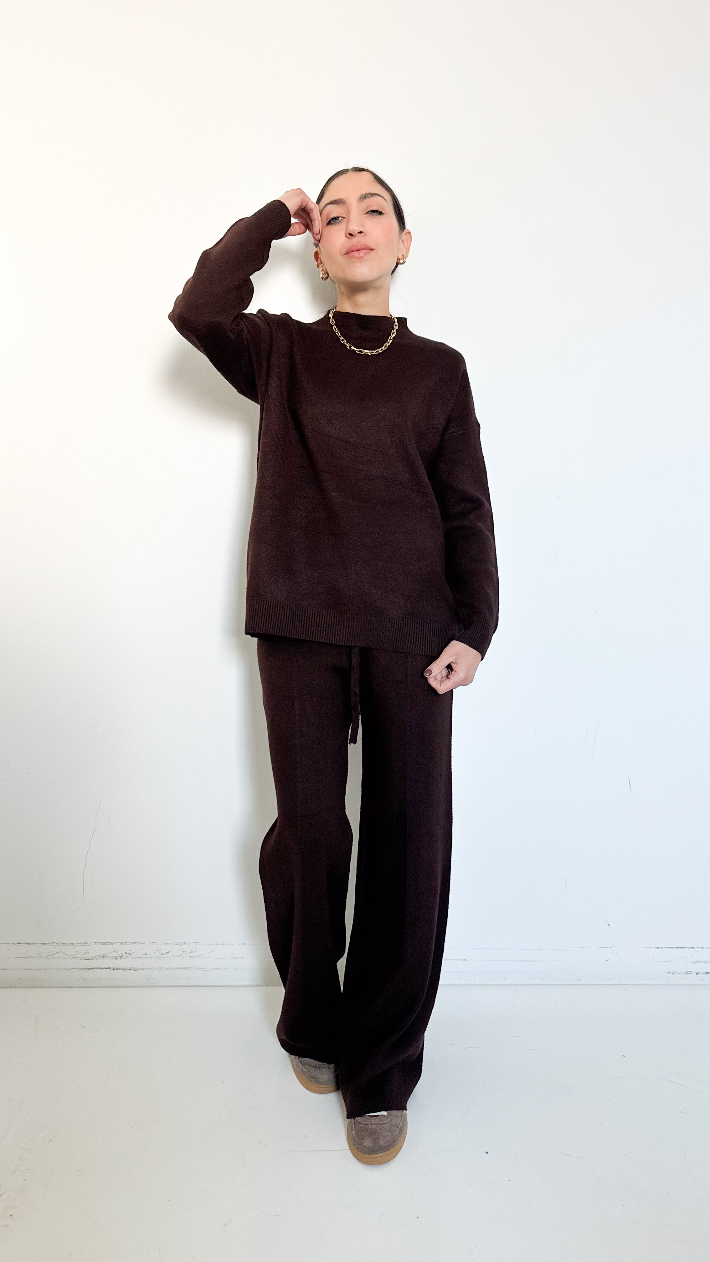 Coordinato Basic Marrone