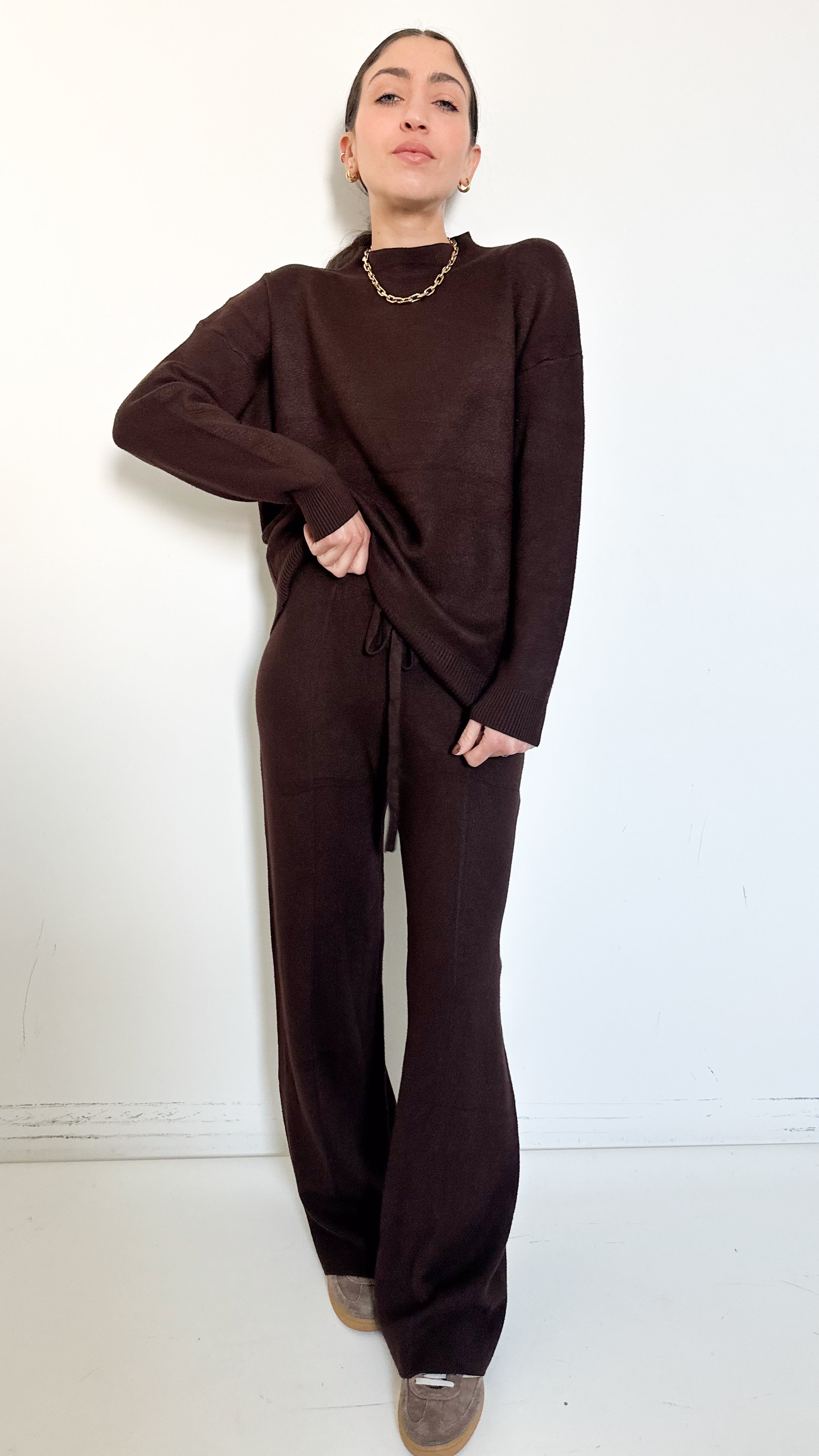 Coordinato Basic Marrone