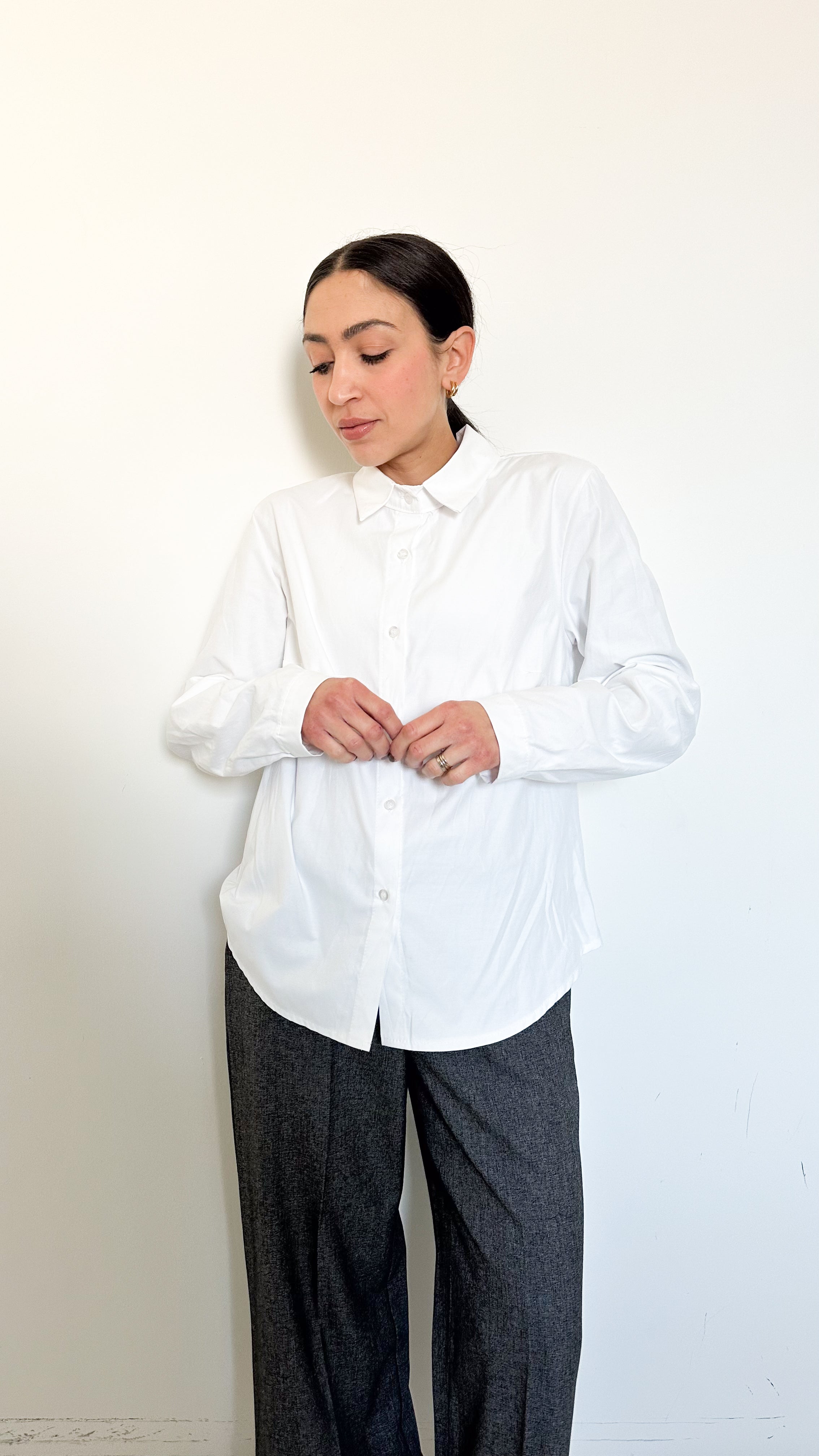 Camicia Basic Bianca