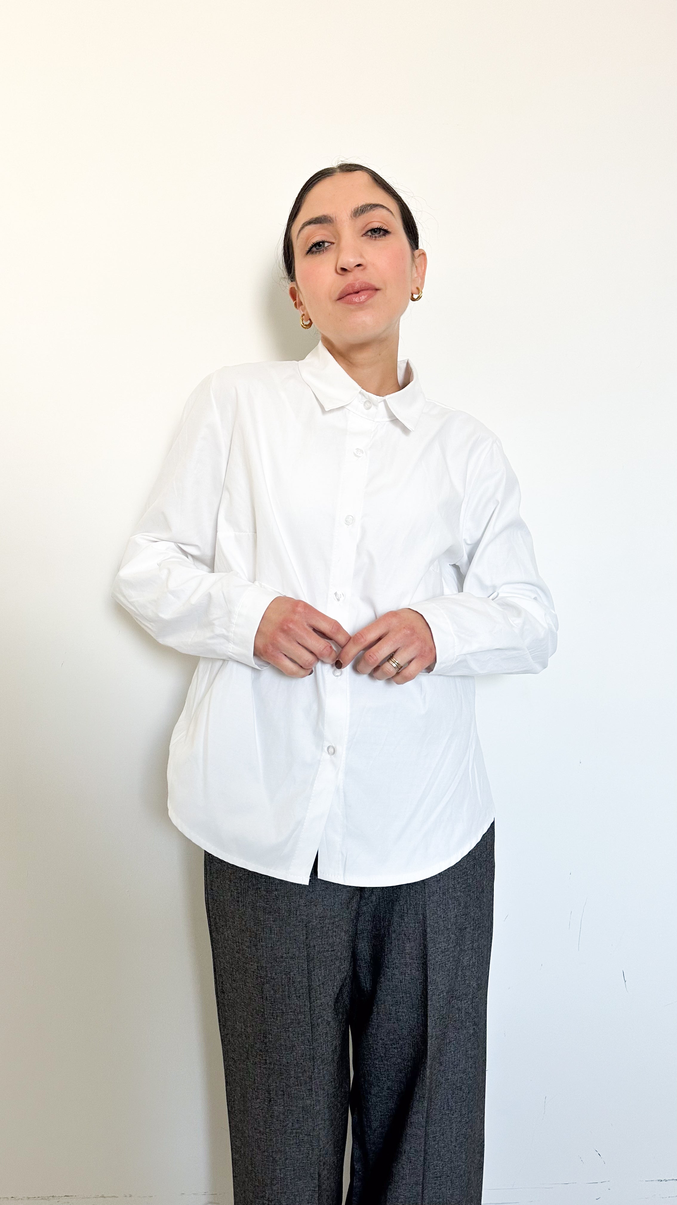 Camicia Basic Bianca