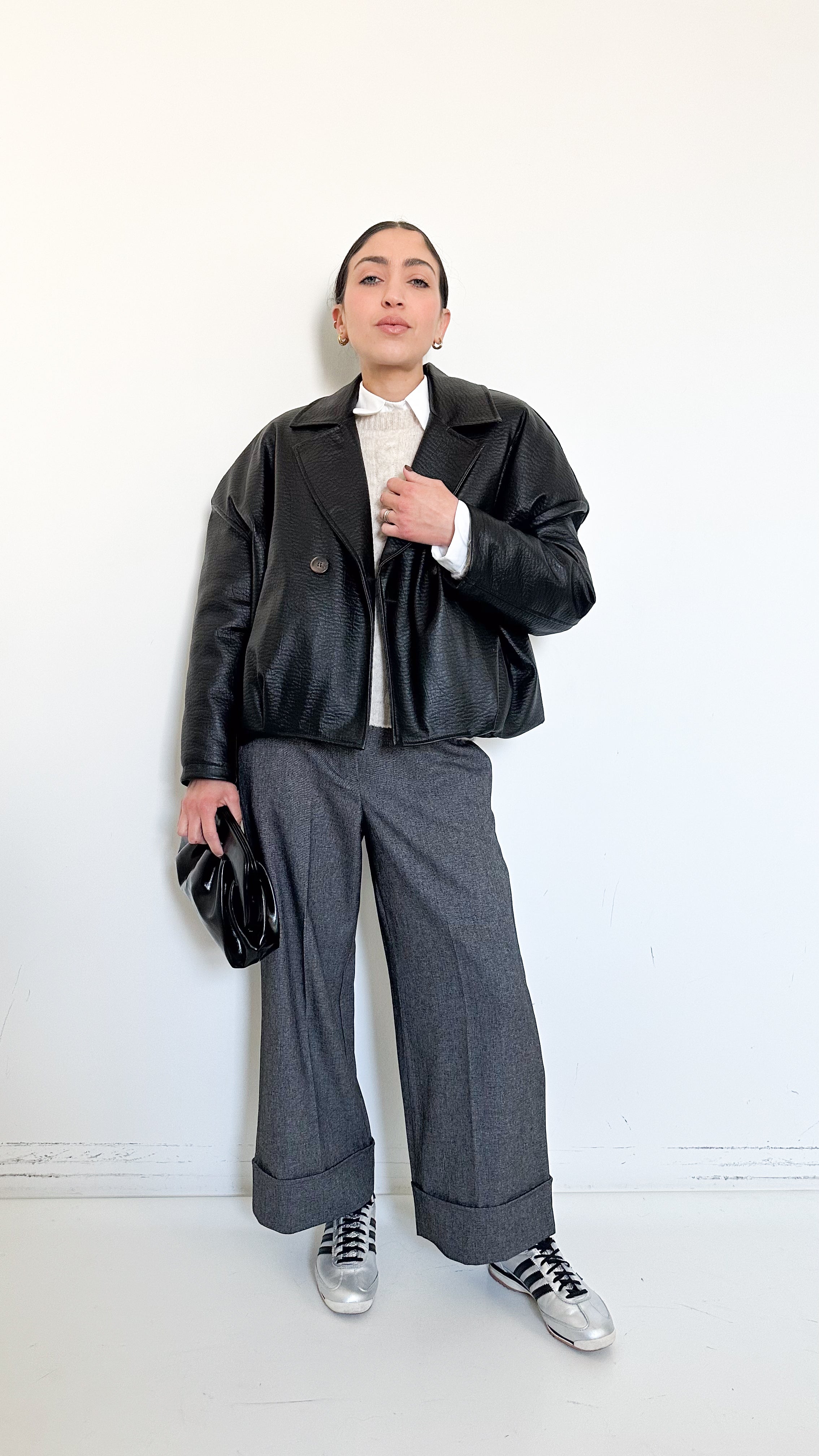 Pantaloni Con Risvolto