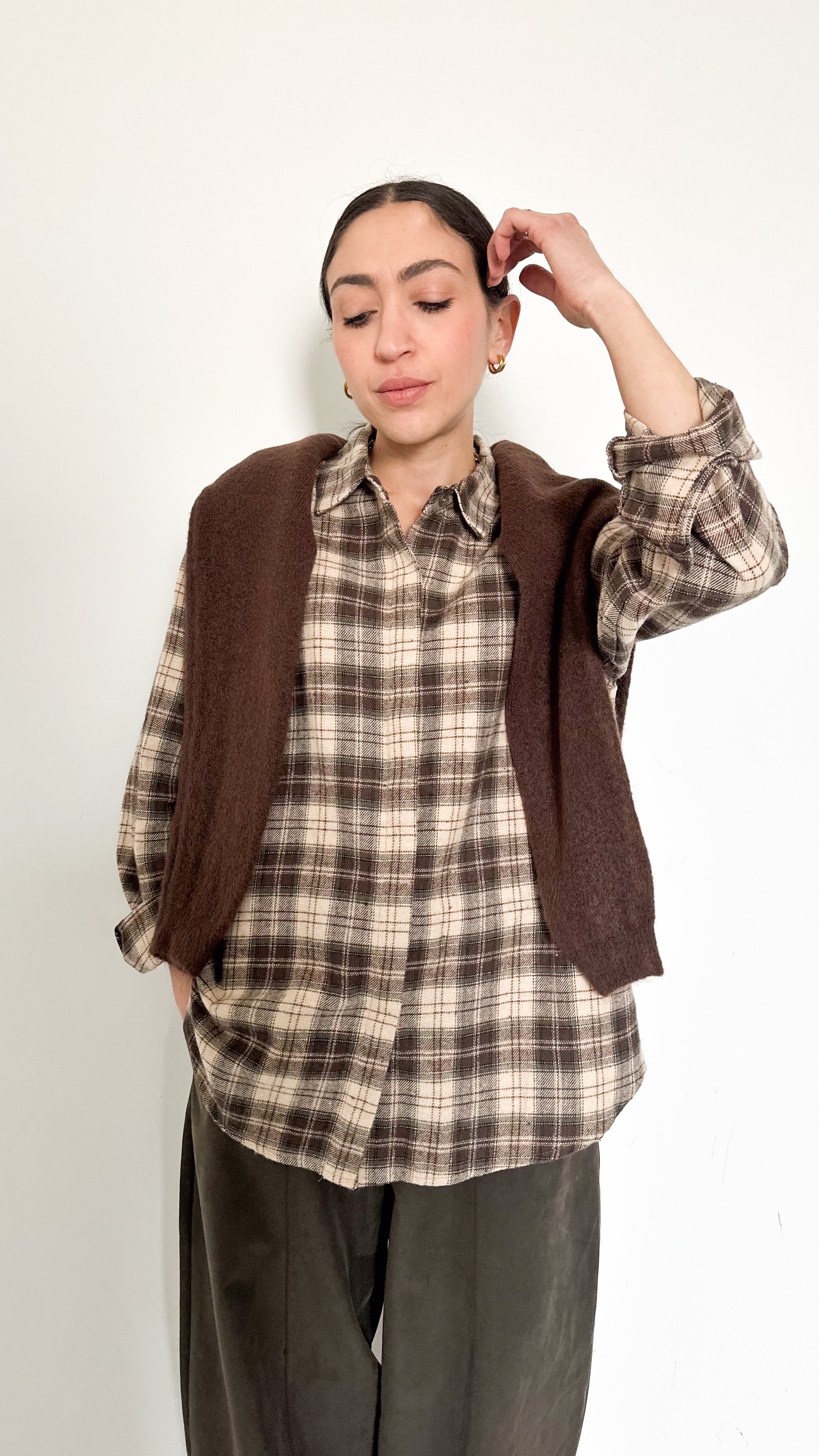 Pantaloni Verdi Con Cravatta