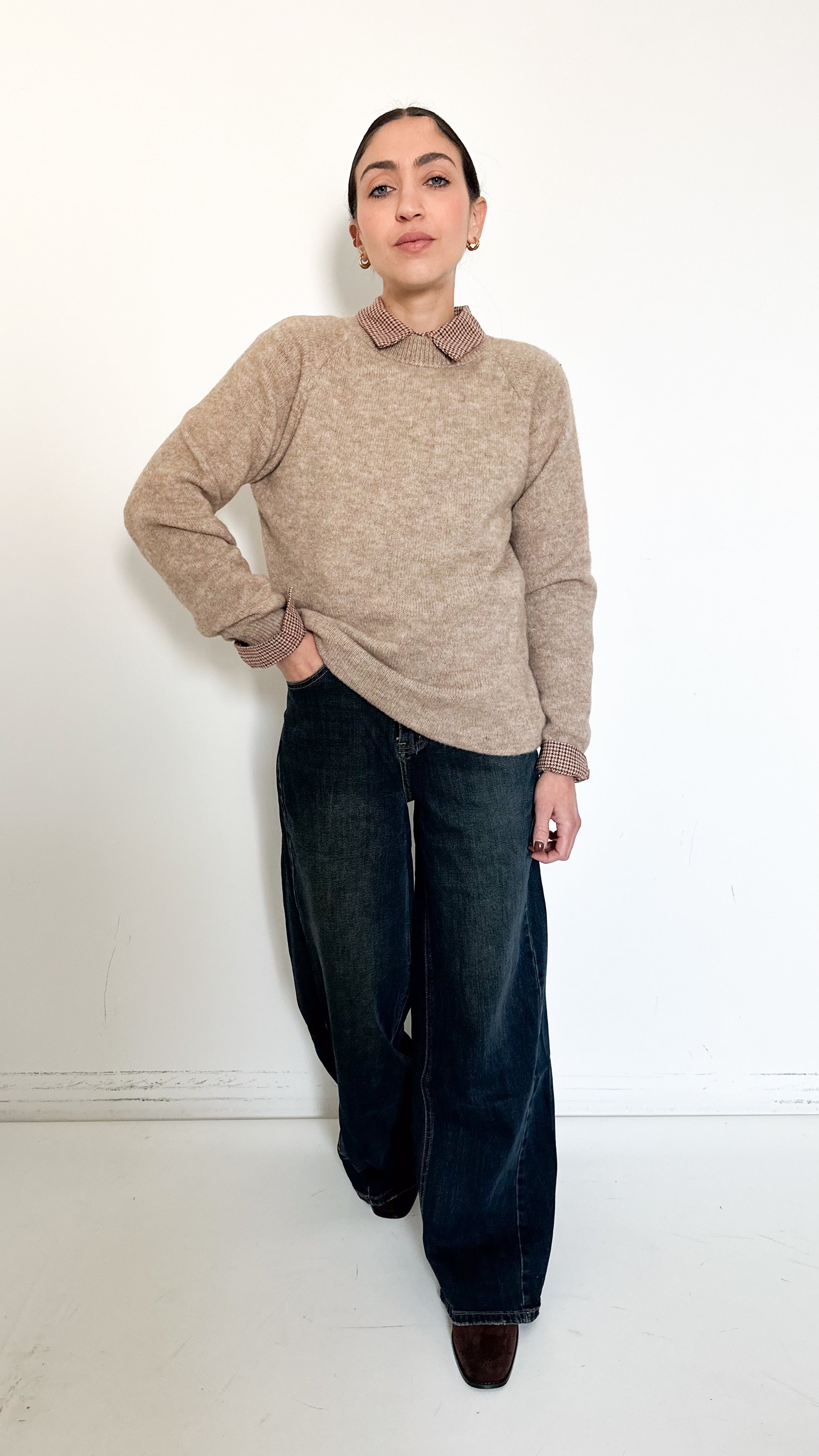 Jeans Wide Leg Slavato