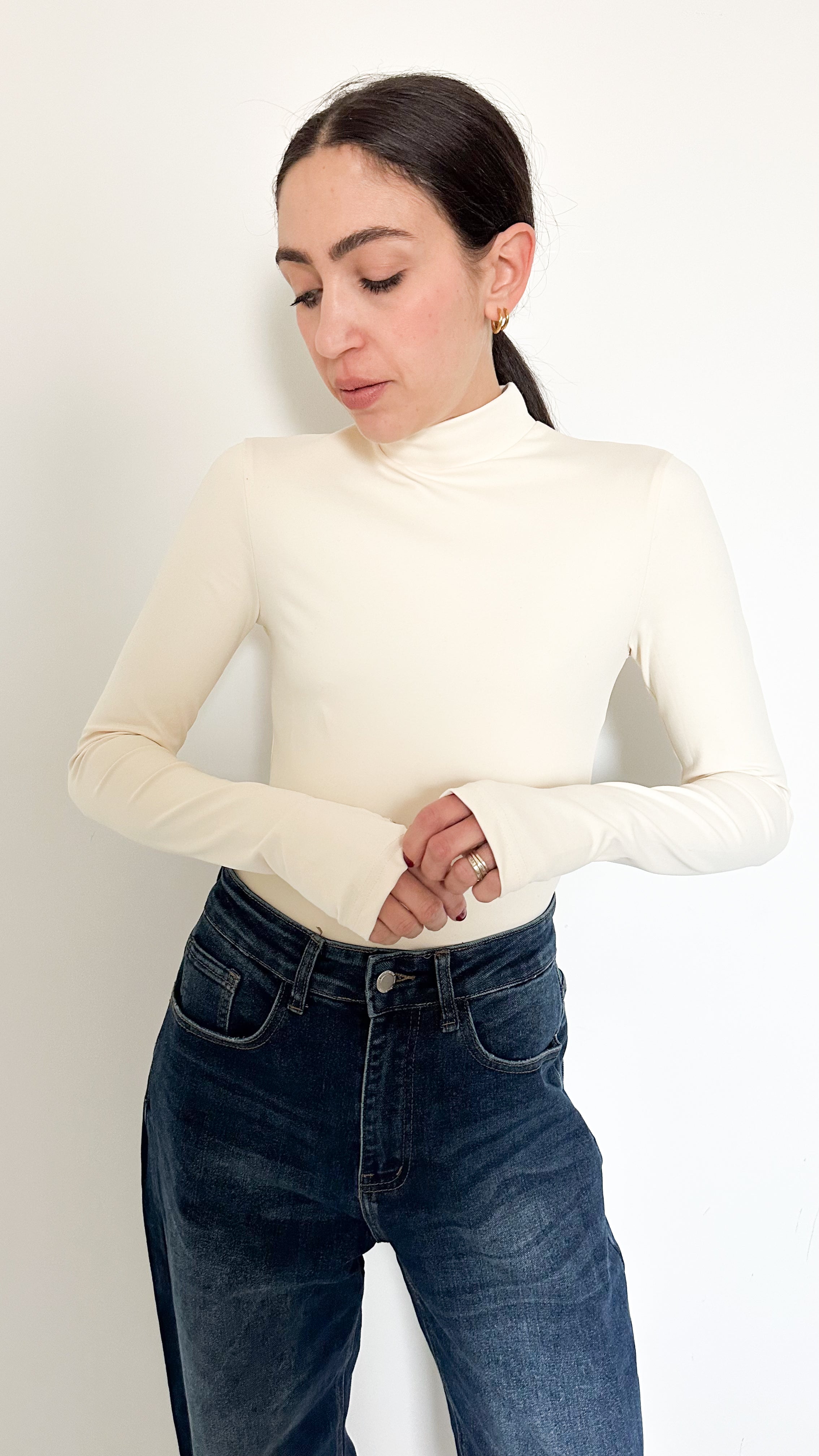 Body Burro Manica Lunga