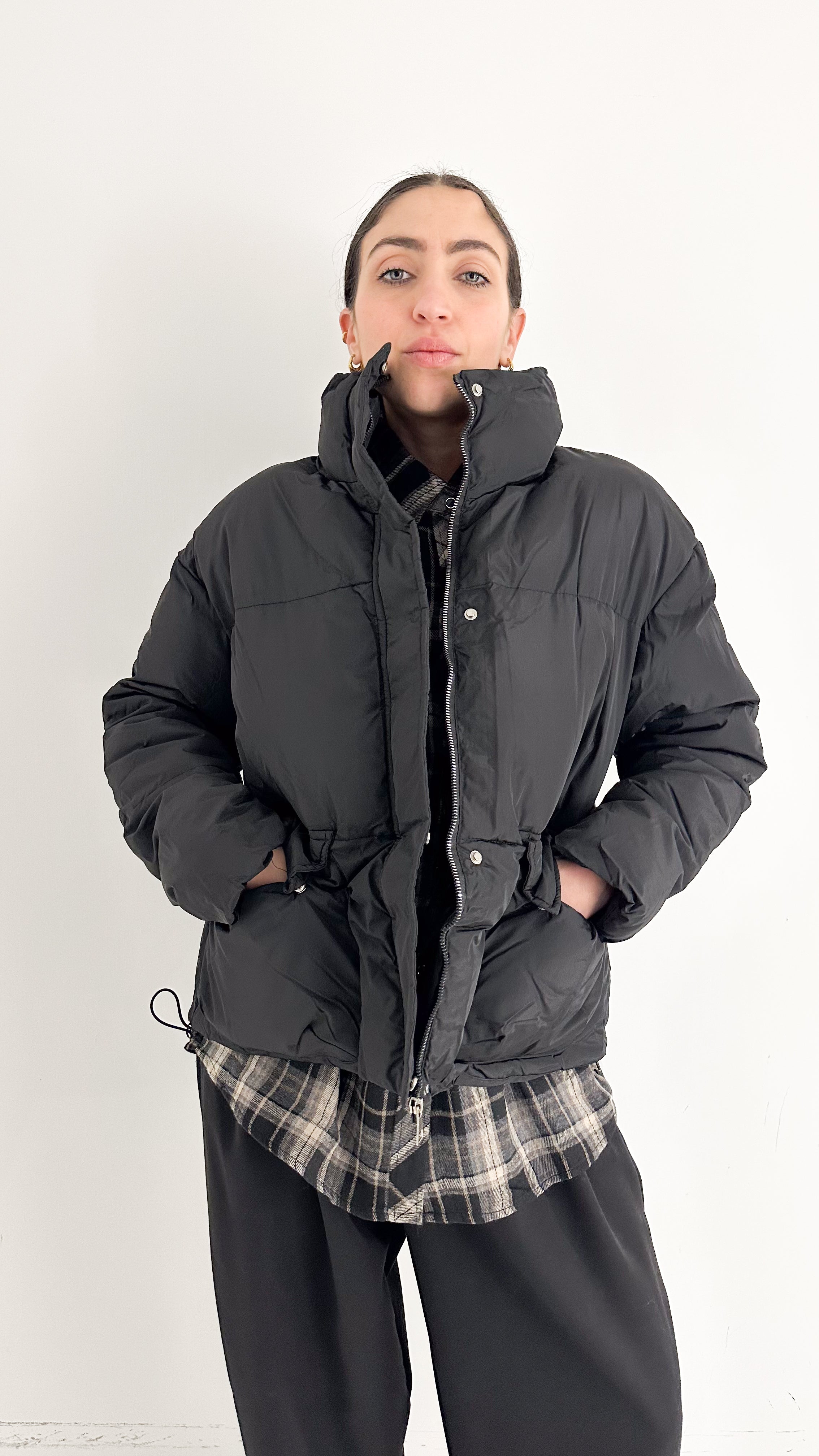 Giubbotto Bomber Nero