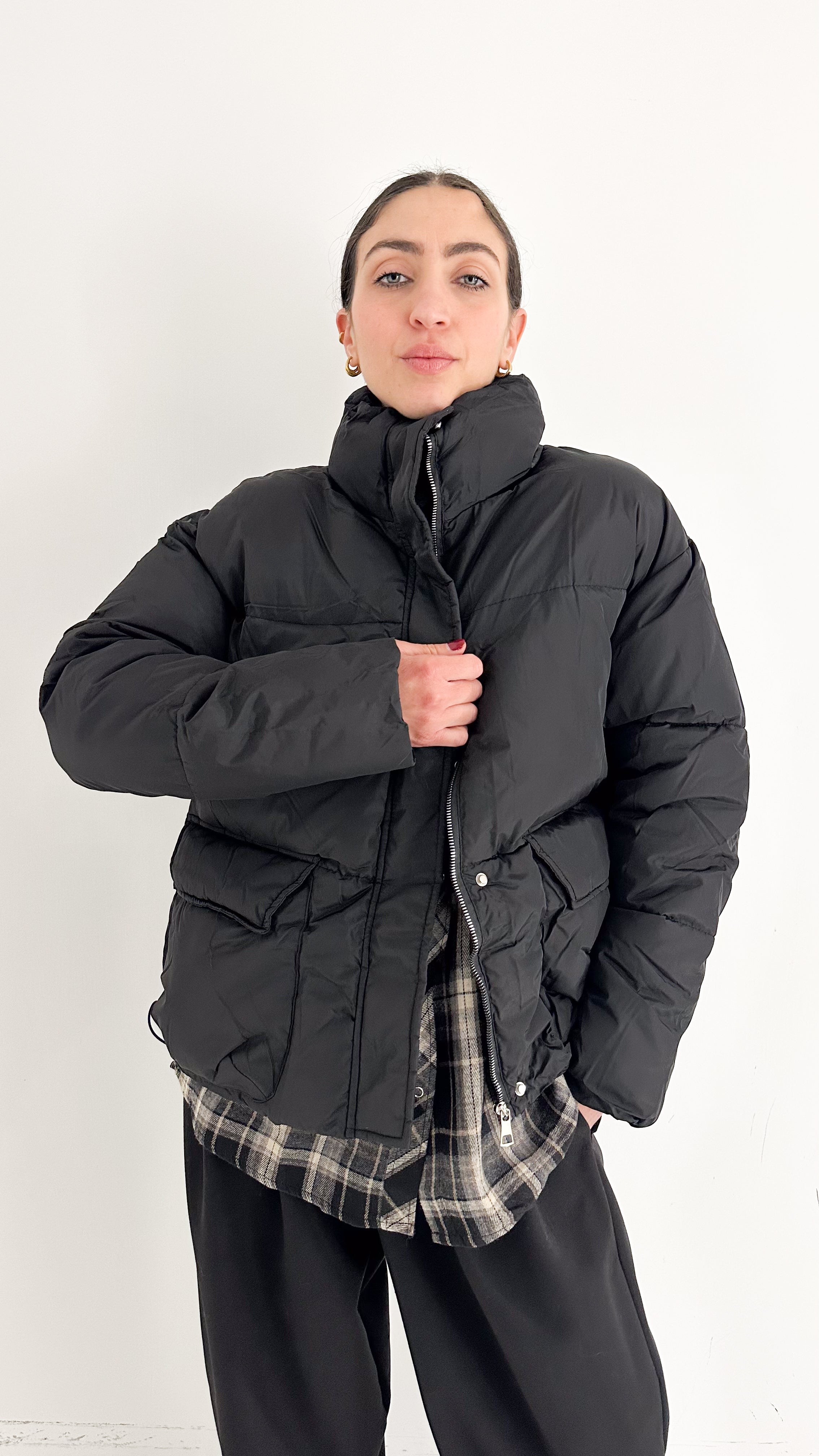 Giubbotto Bomber Nero