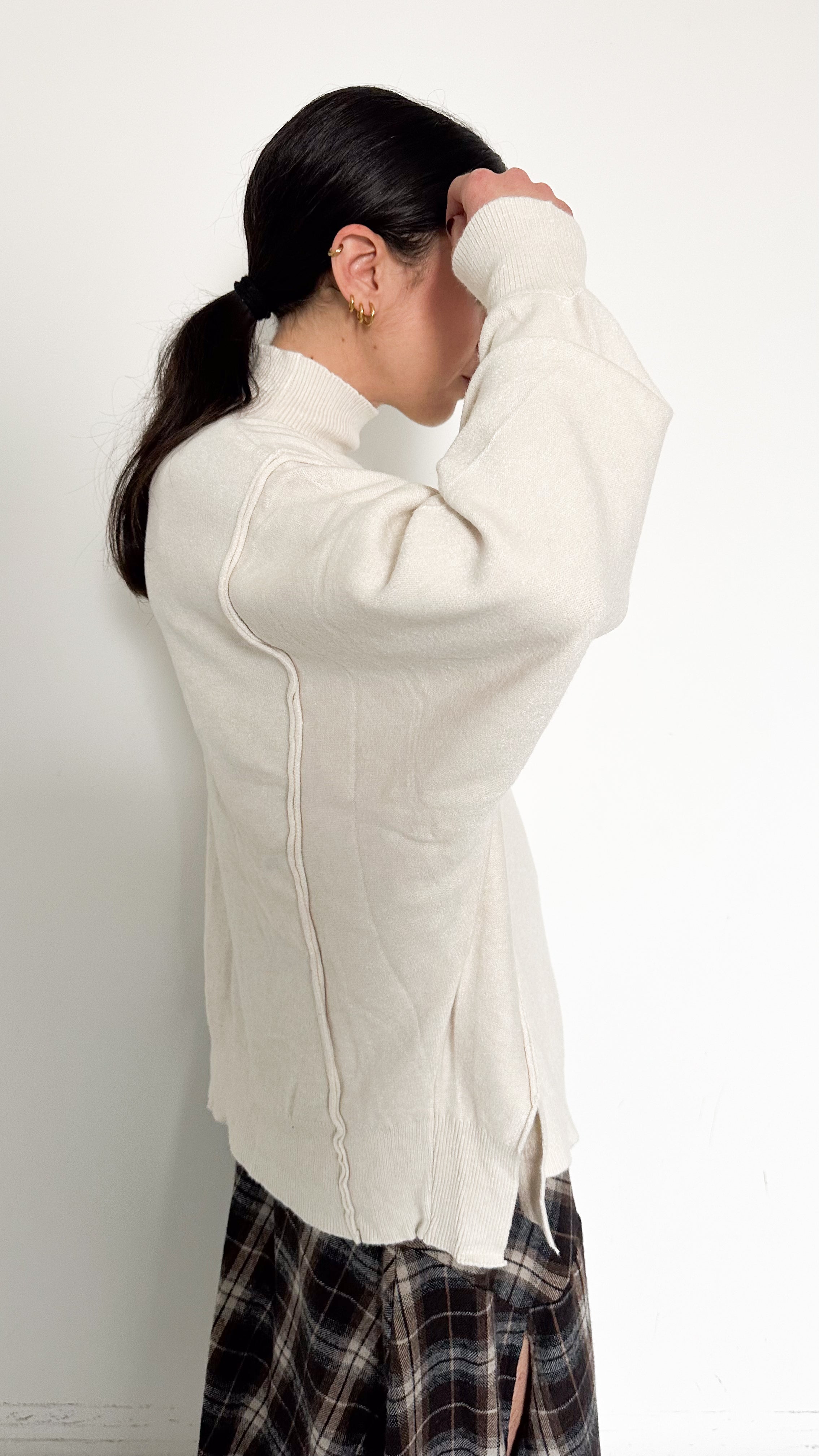 Pull Panna Manica A Sbuffo