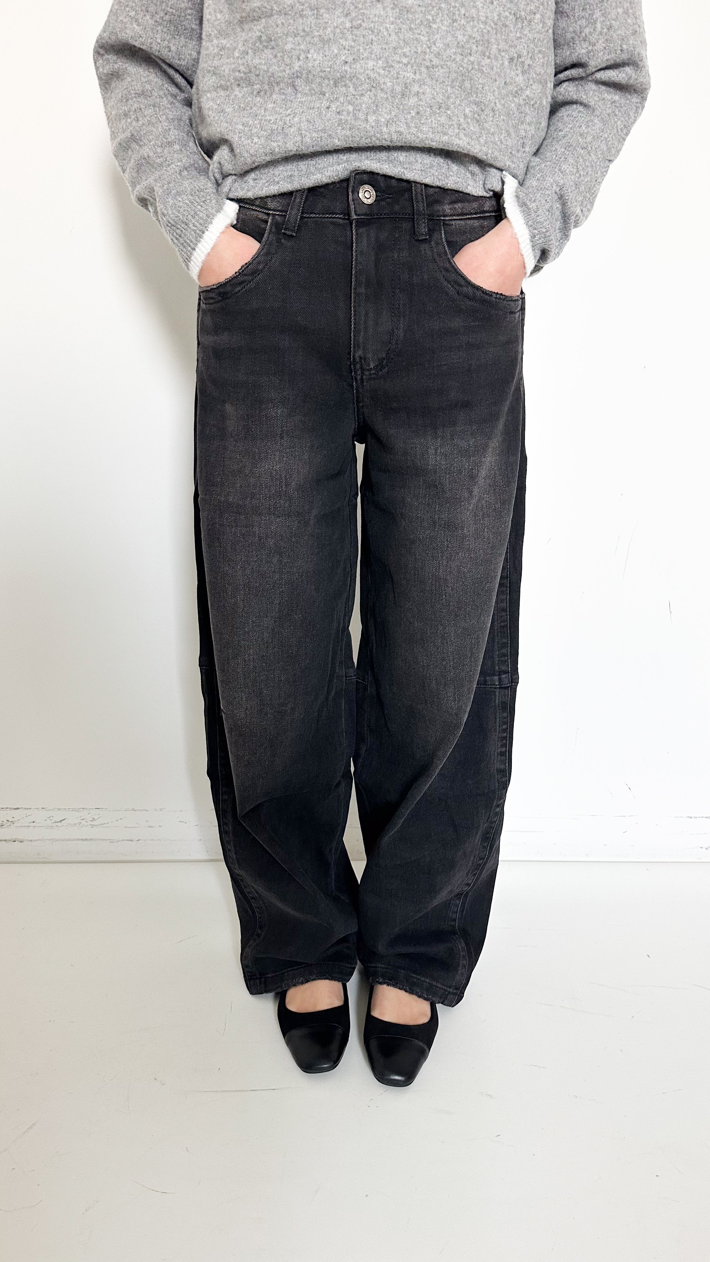 Jeans Barrell Grigio Scuro