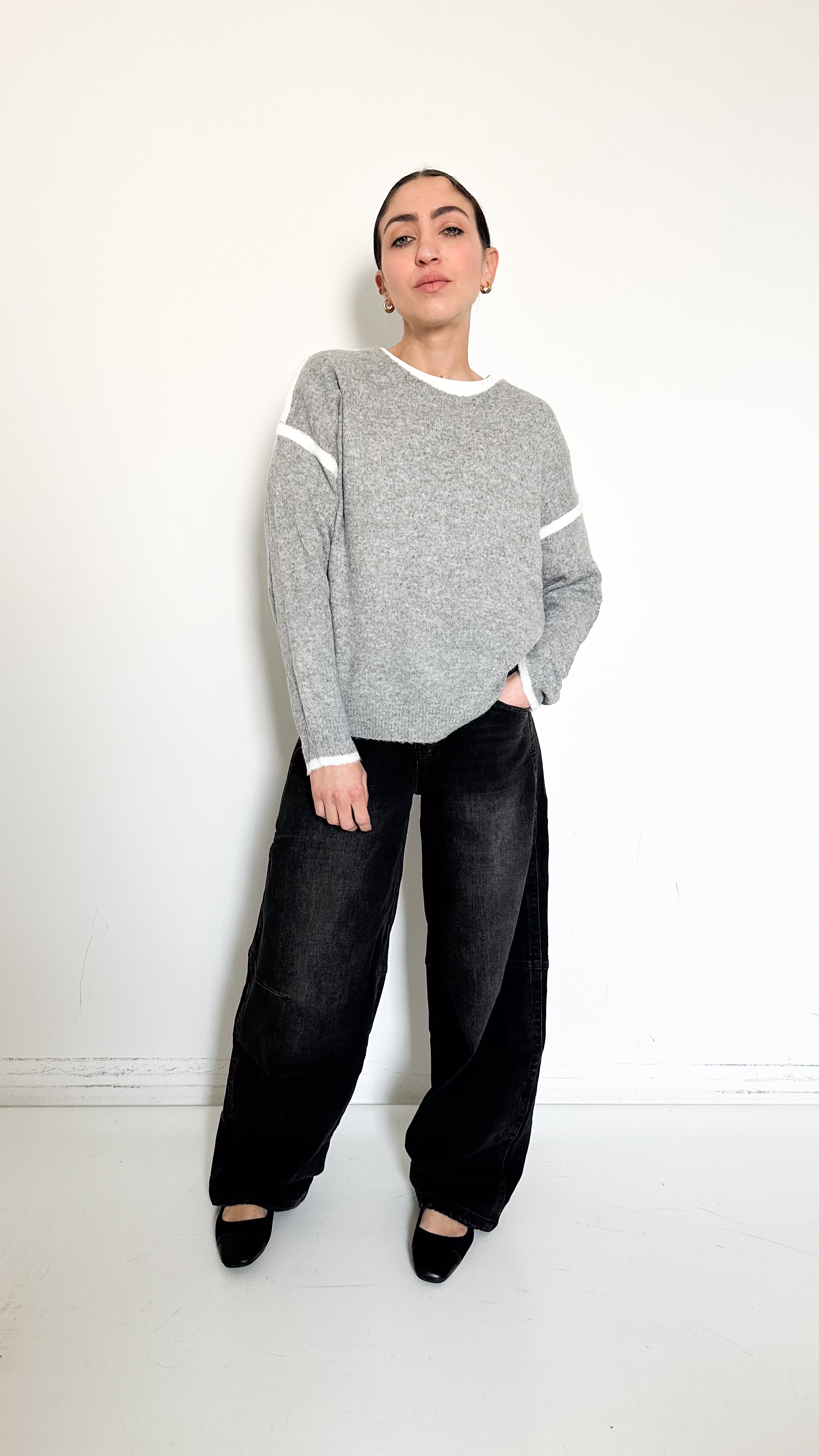 Jeans Barrell Grigio Scuro