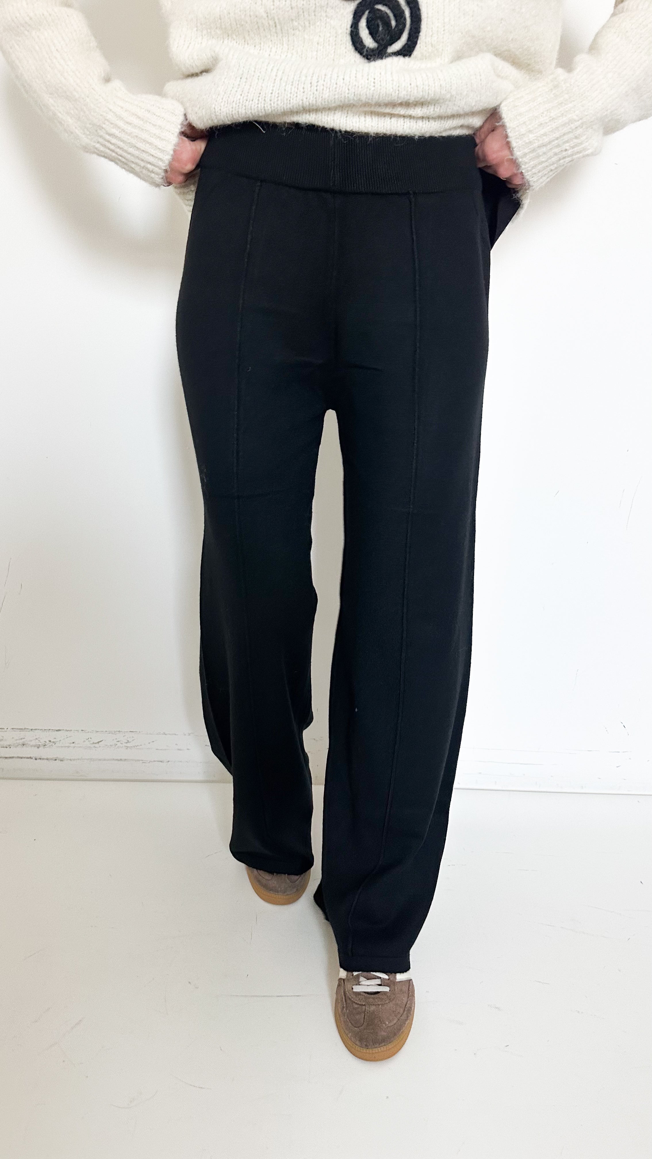 Pantaloni Culotte Neri