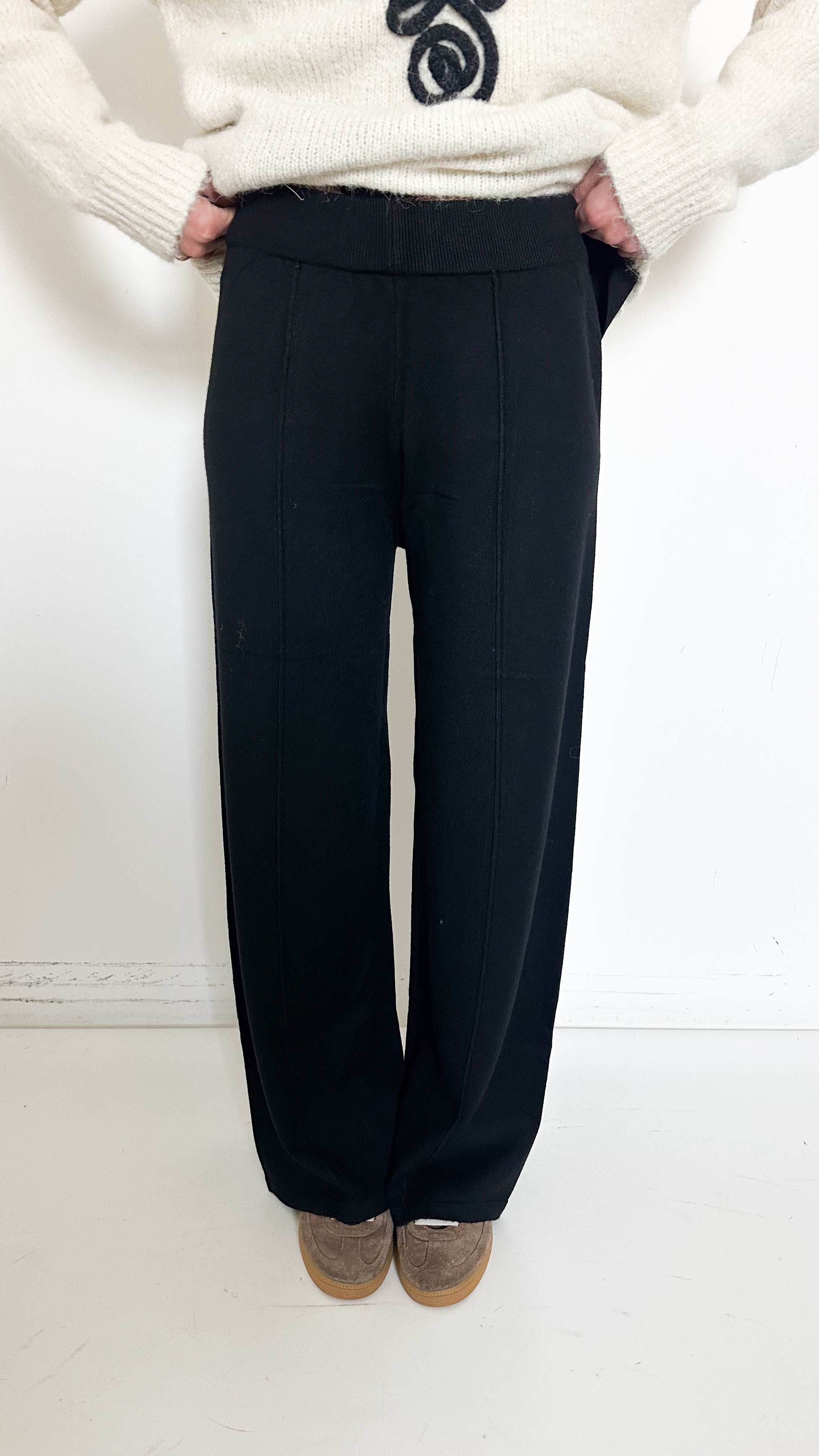 Pantaloni Culotte Neri