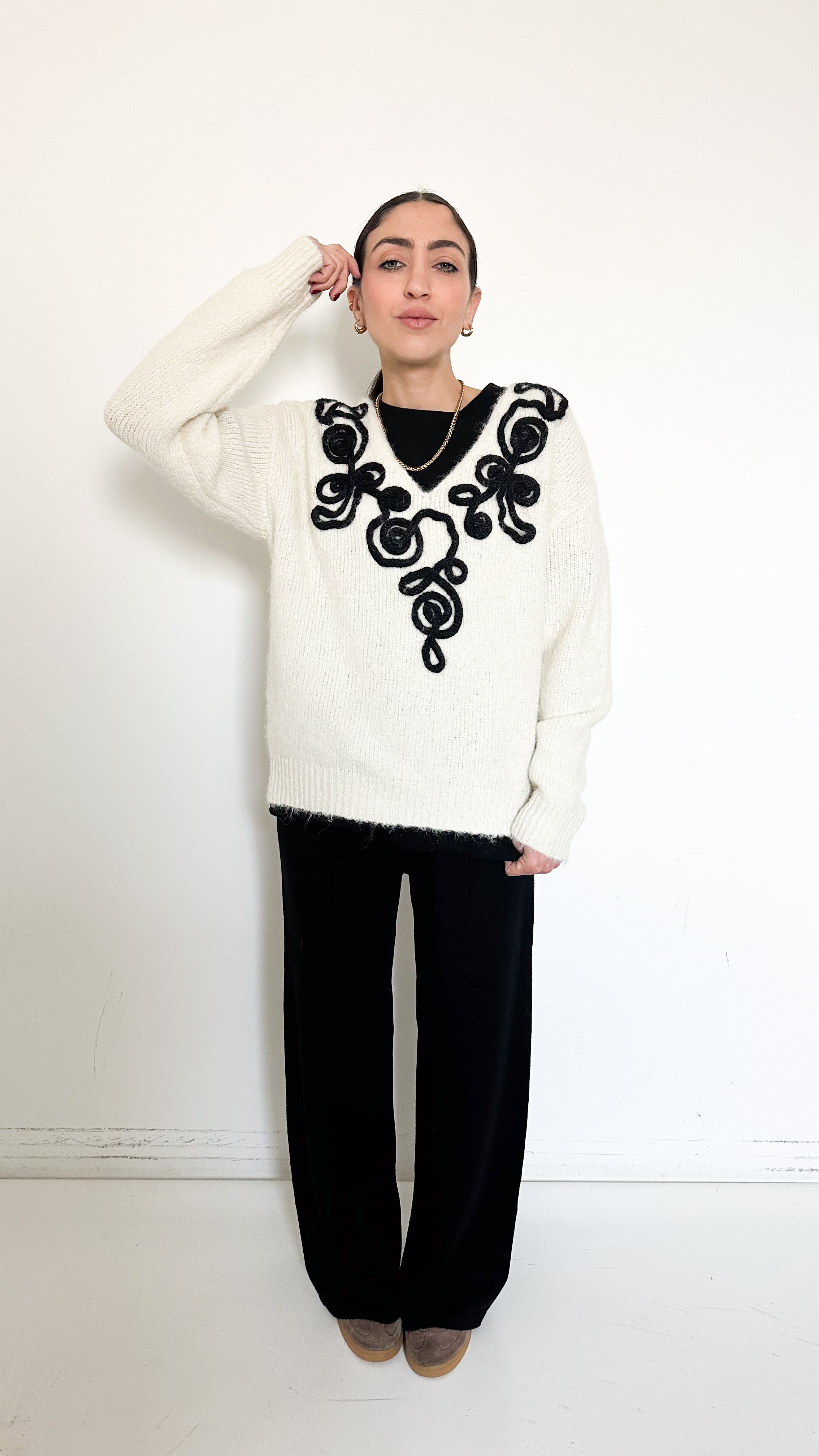 Pantaloni Culotte Neri