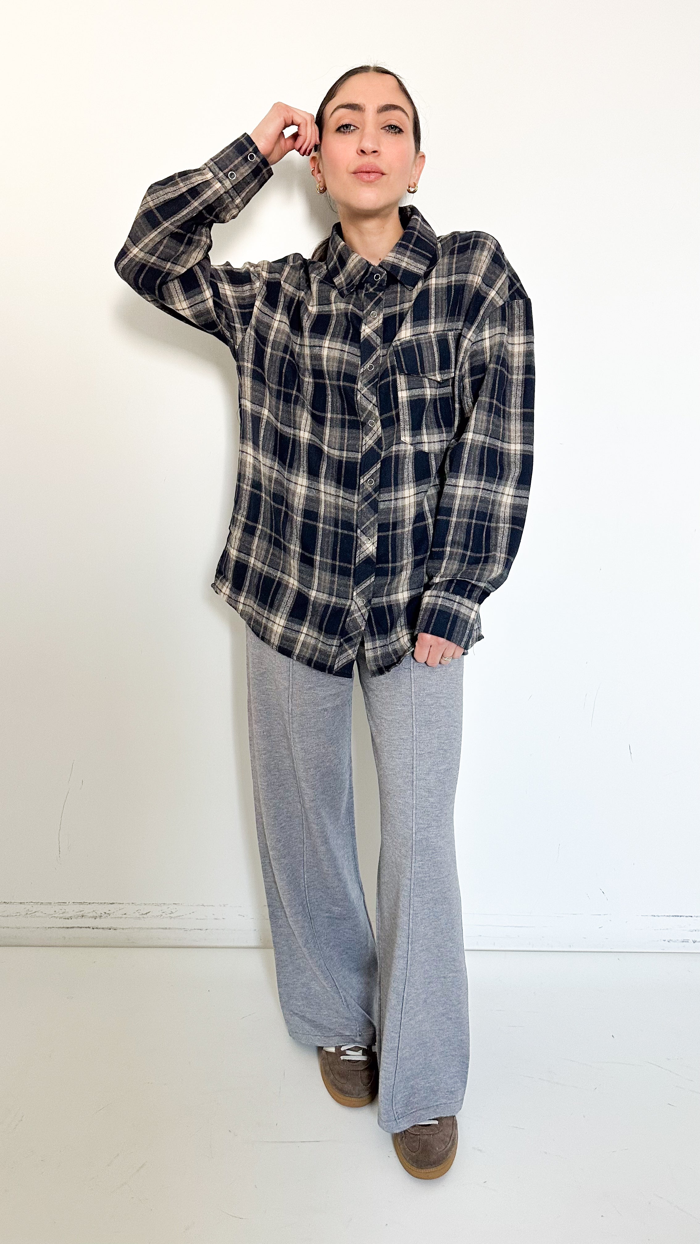 Camicia Blu A Quadri