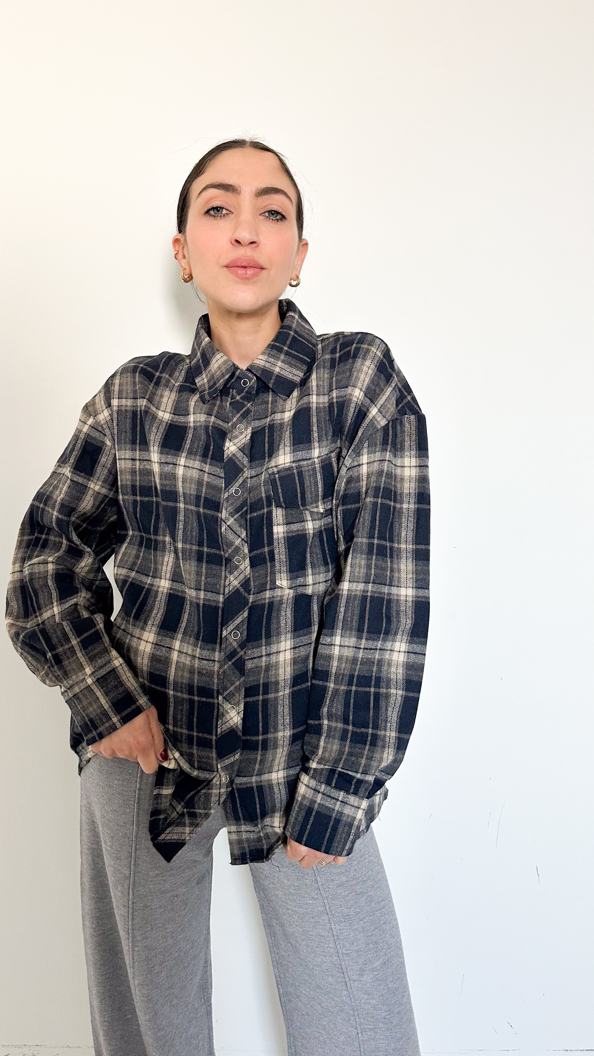 Camicia Blu A Quadri