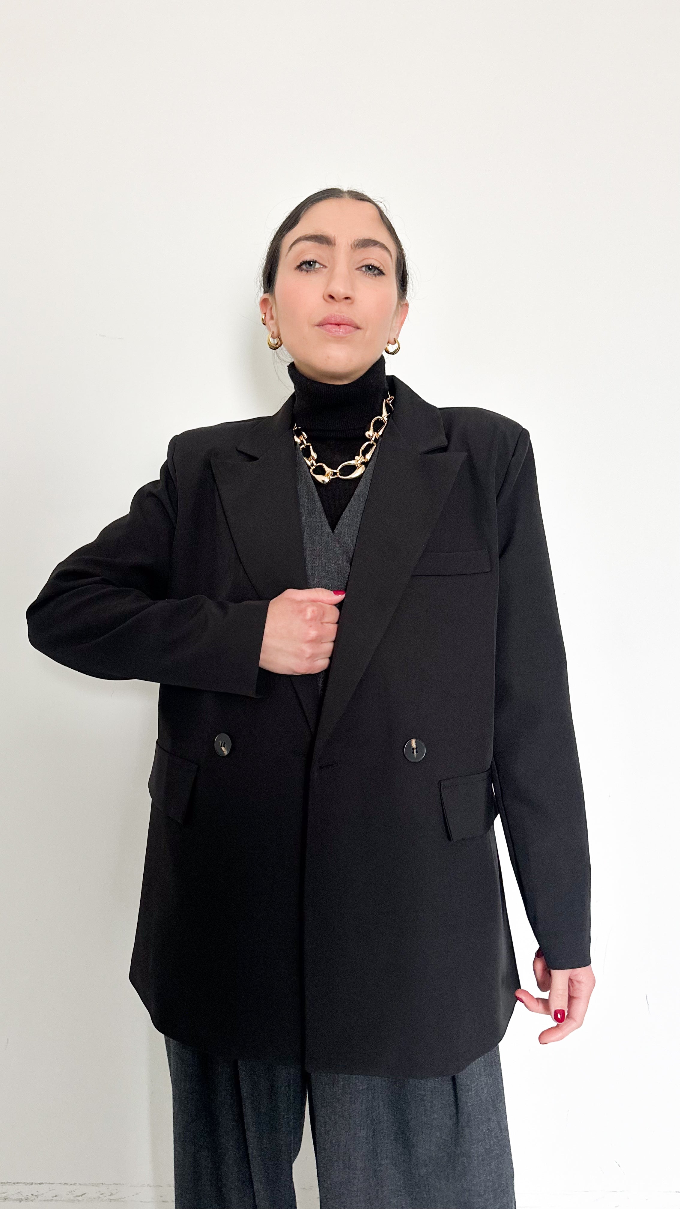 Blazer Doppiopetto Nero