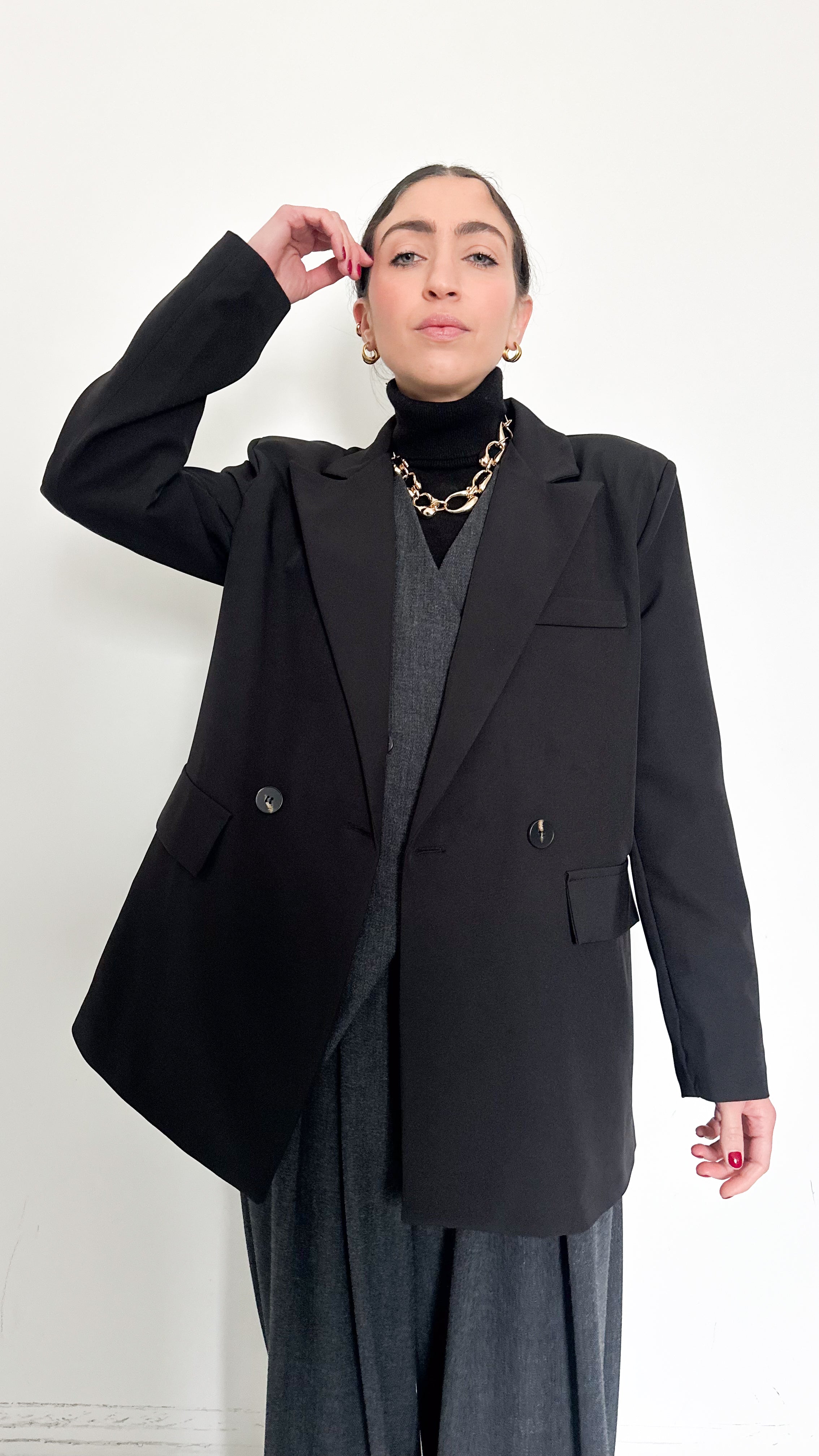 Blazer Doppiopetto Nero