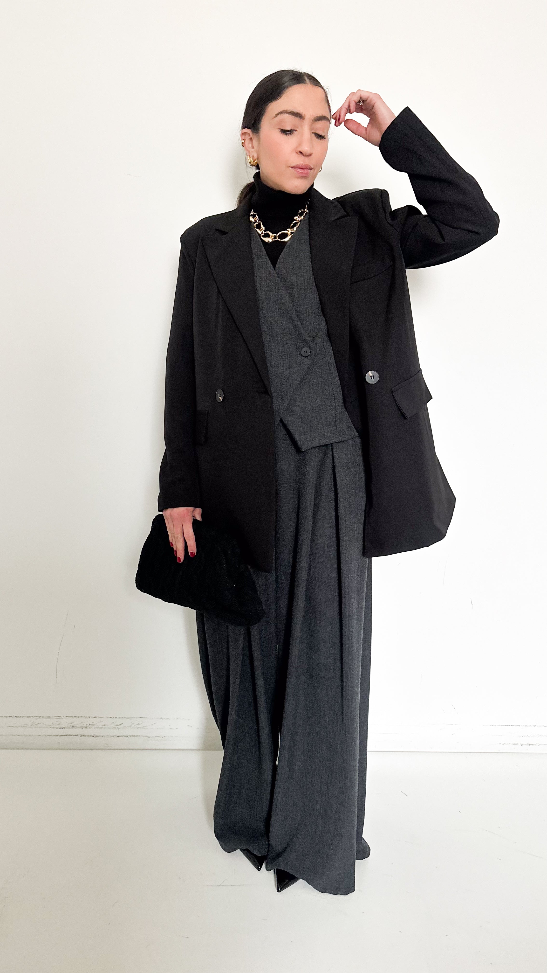 Blazer Doppiopetto Nero