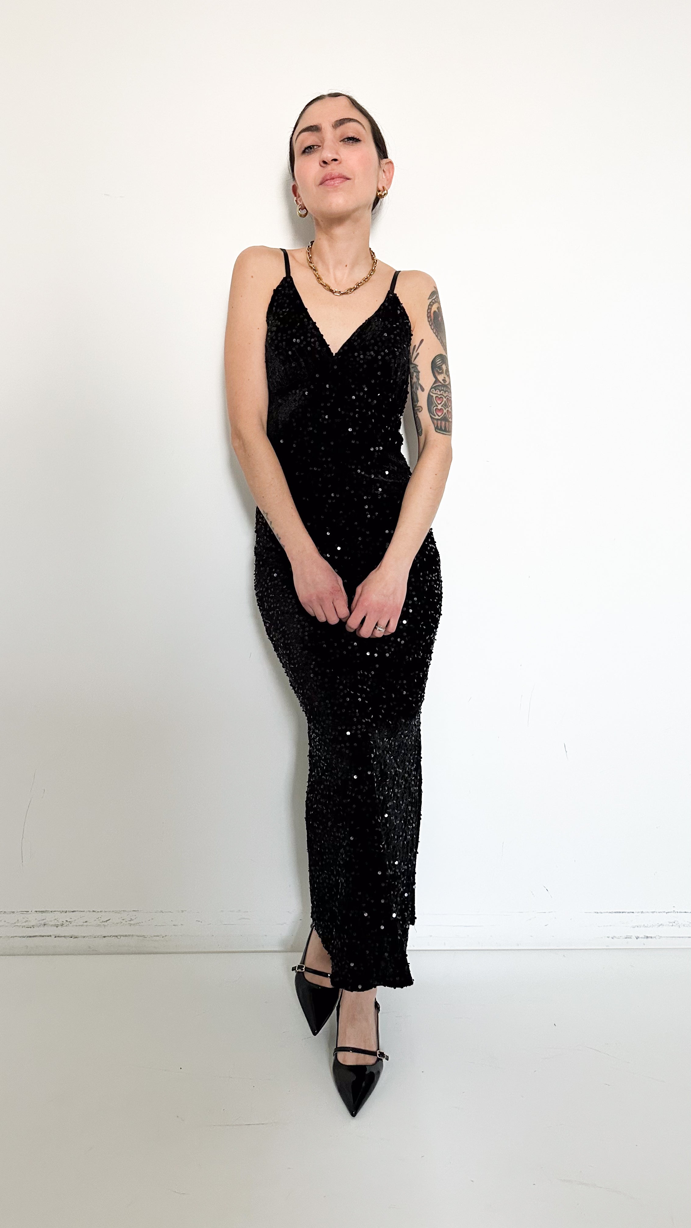 Vestito Con Paillettes