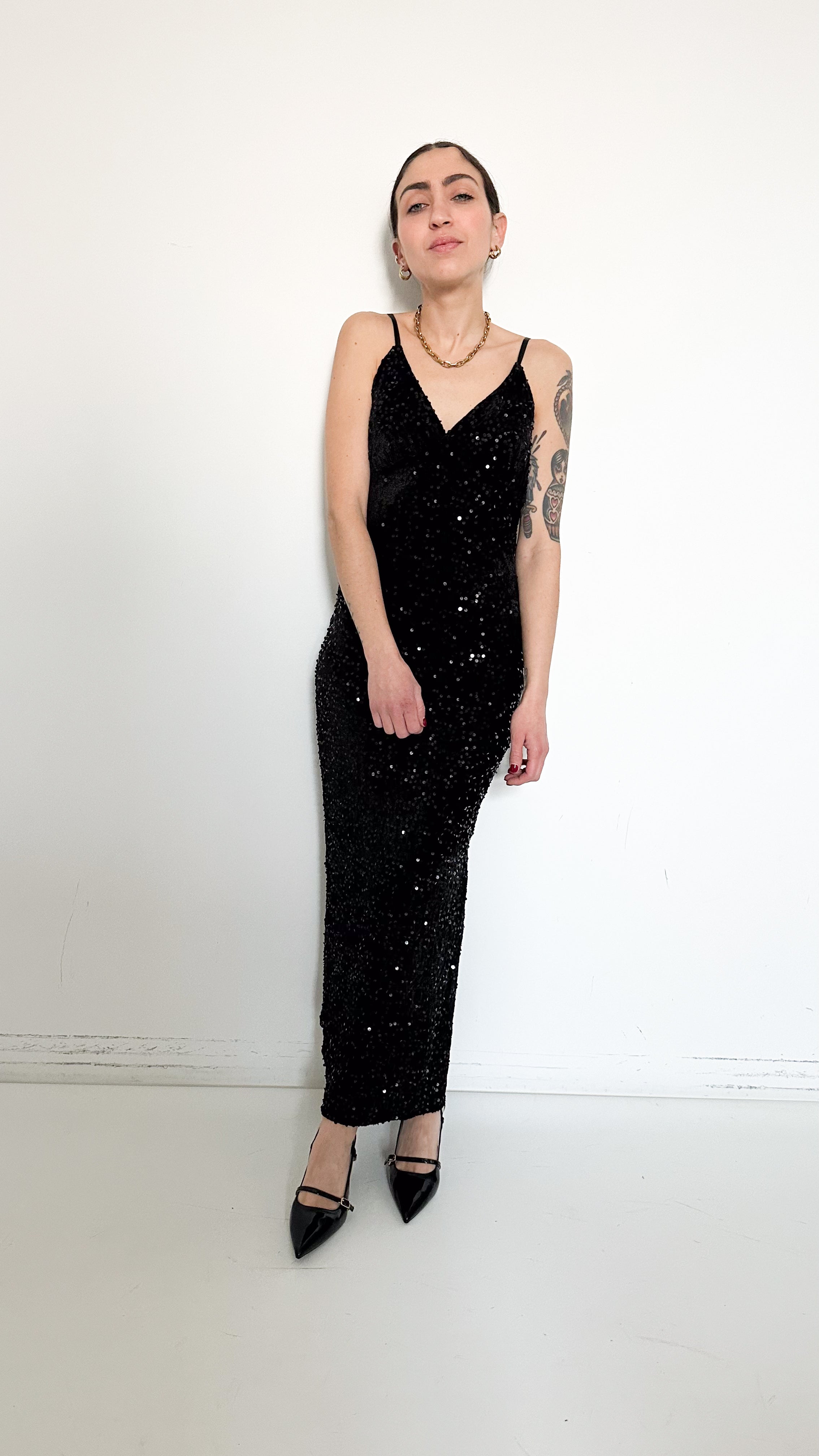 Vestito Con Paillettes