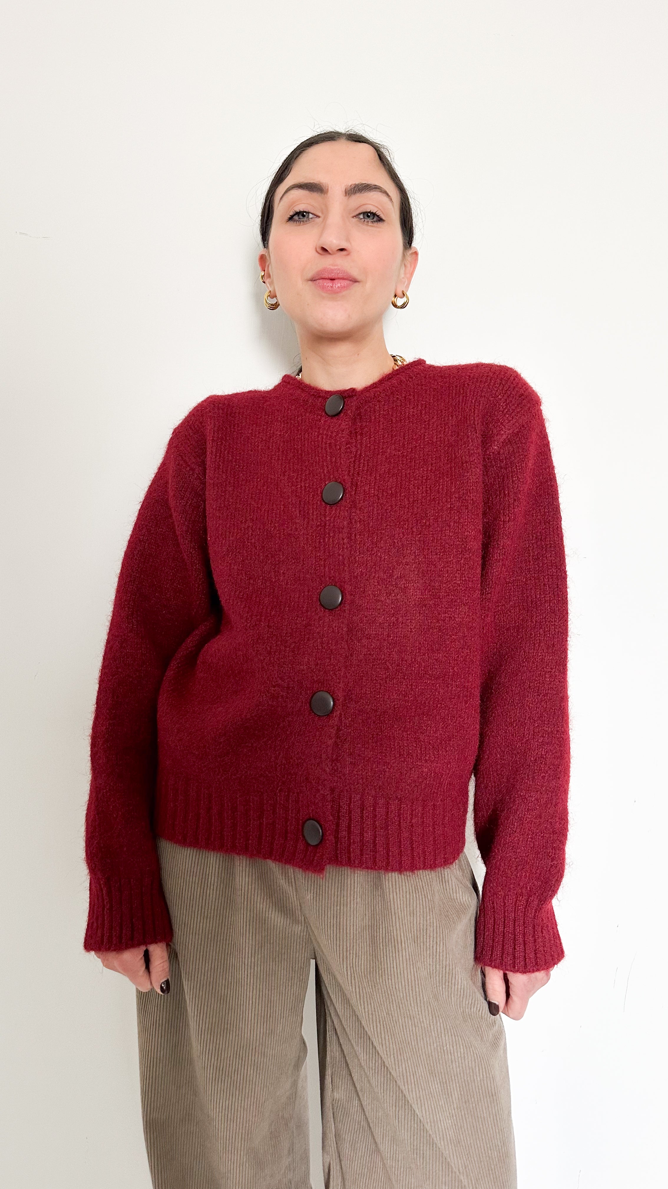 Cardigan Bordeaux