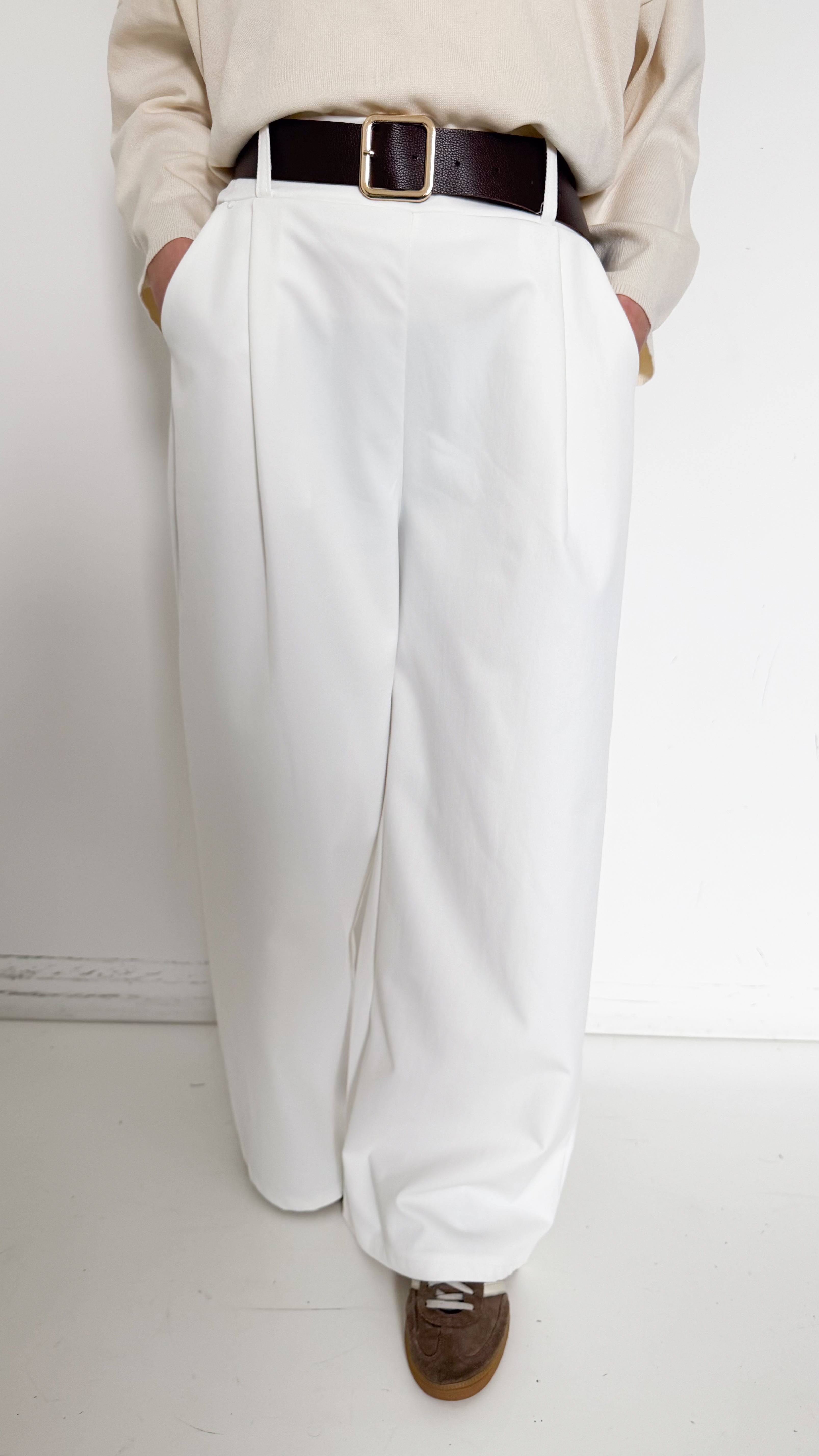 Pantaloni Palazzo Bianchi