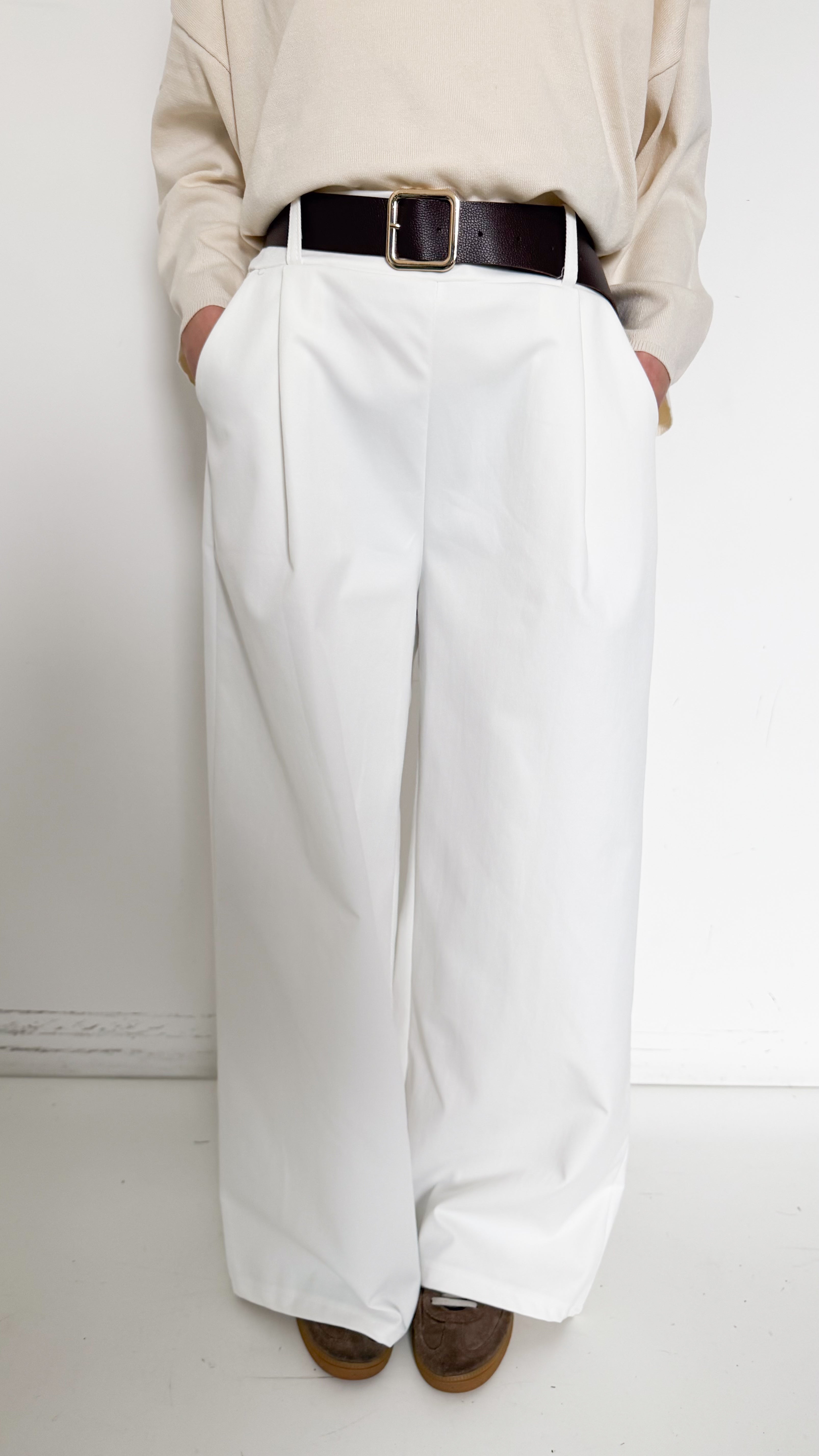 Pantaloni Palazzo Bianchi