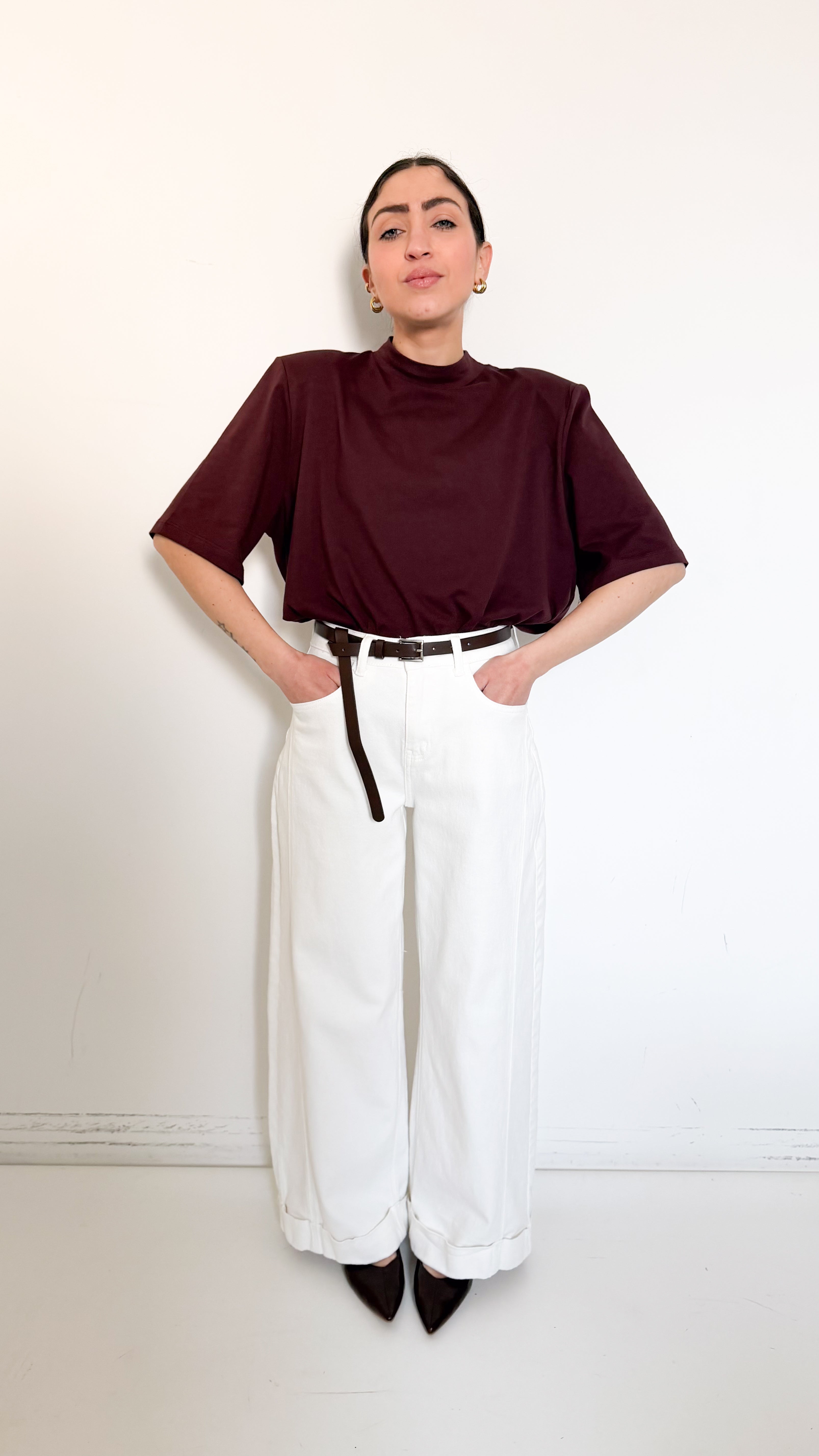 Jeans Bianco Wide Leg