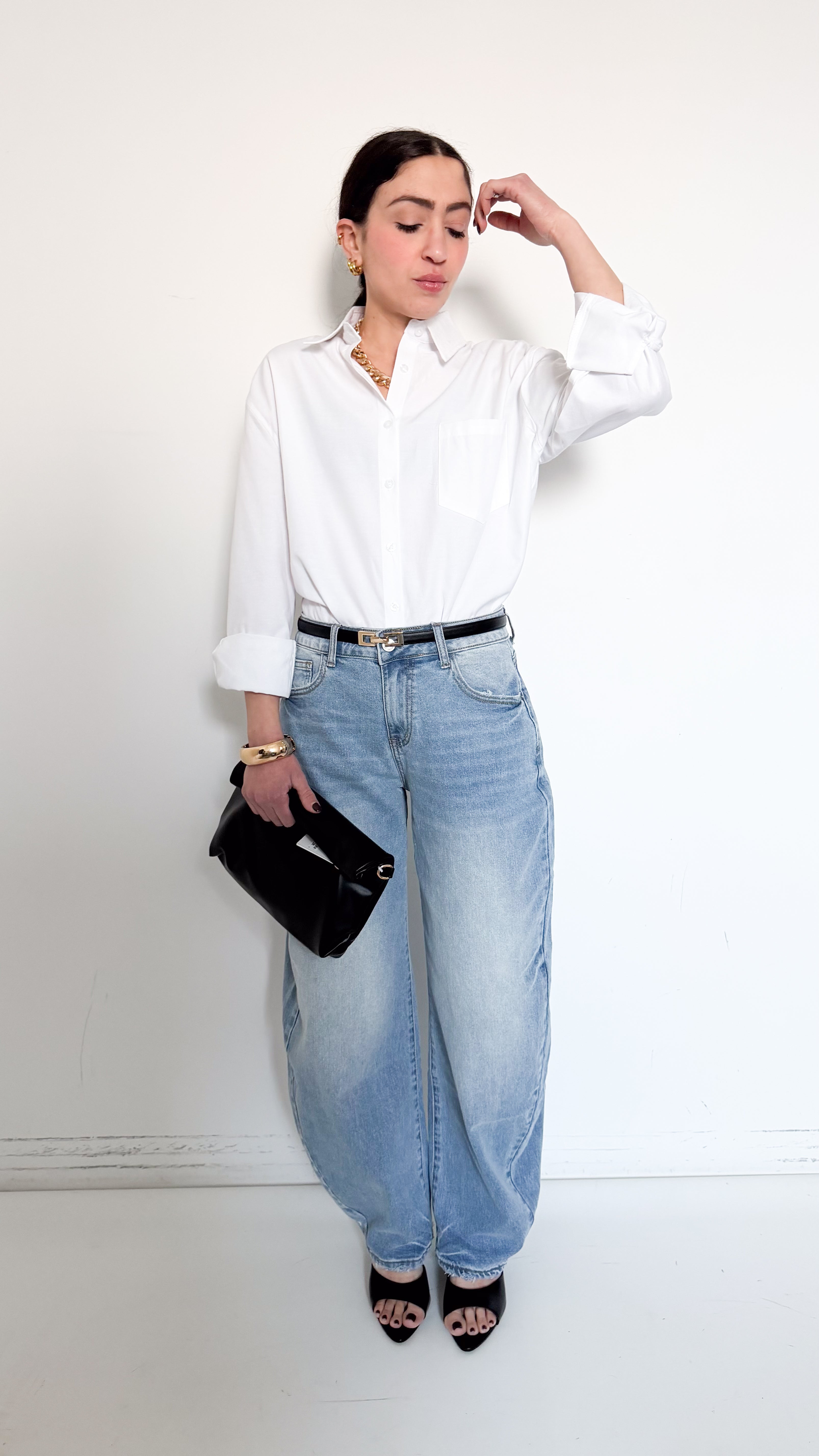 Jeans Balloon Lavaggio Chiaro Stone Wash
