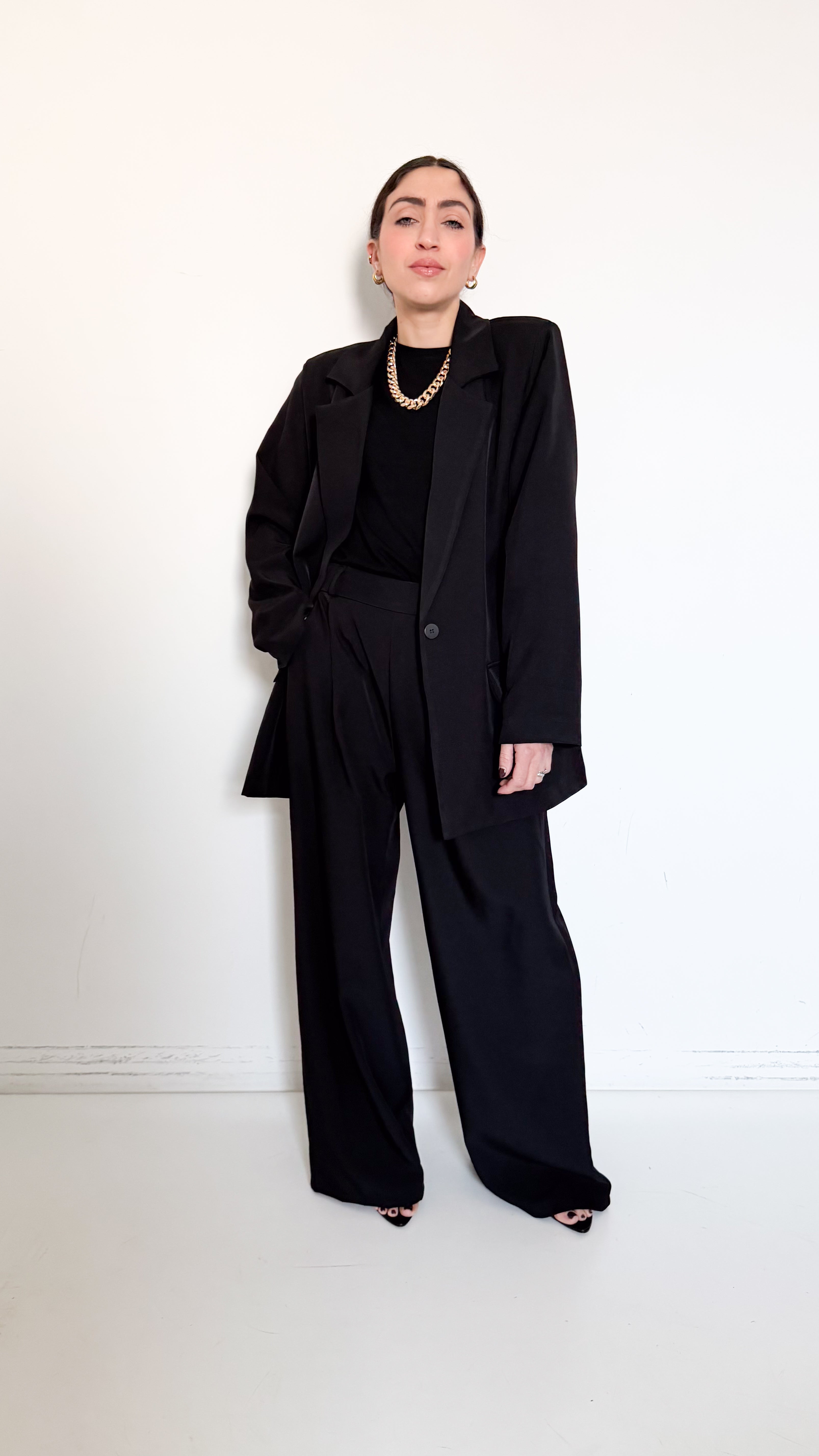 Tailleur Monopetto Nero