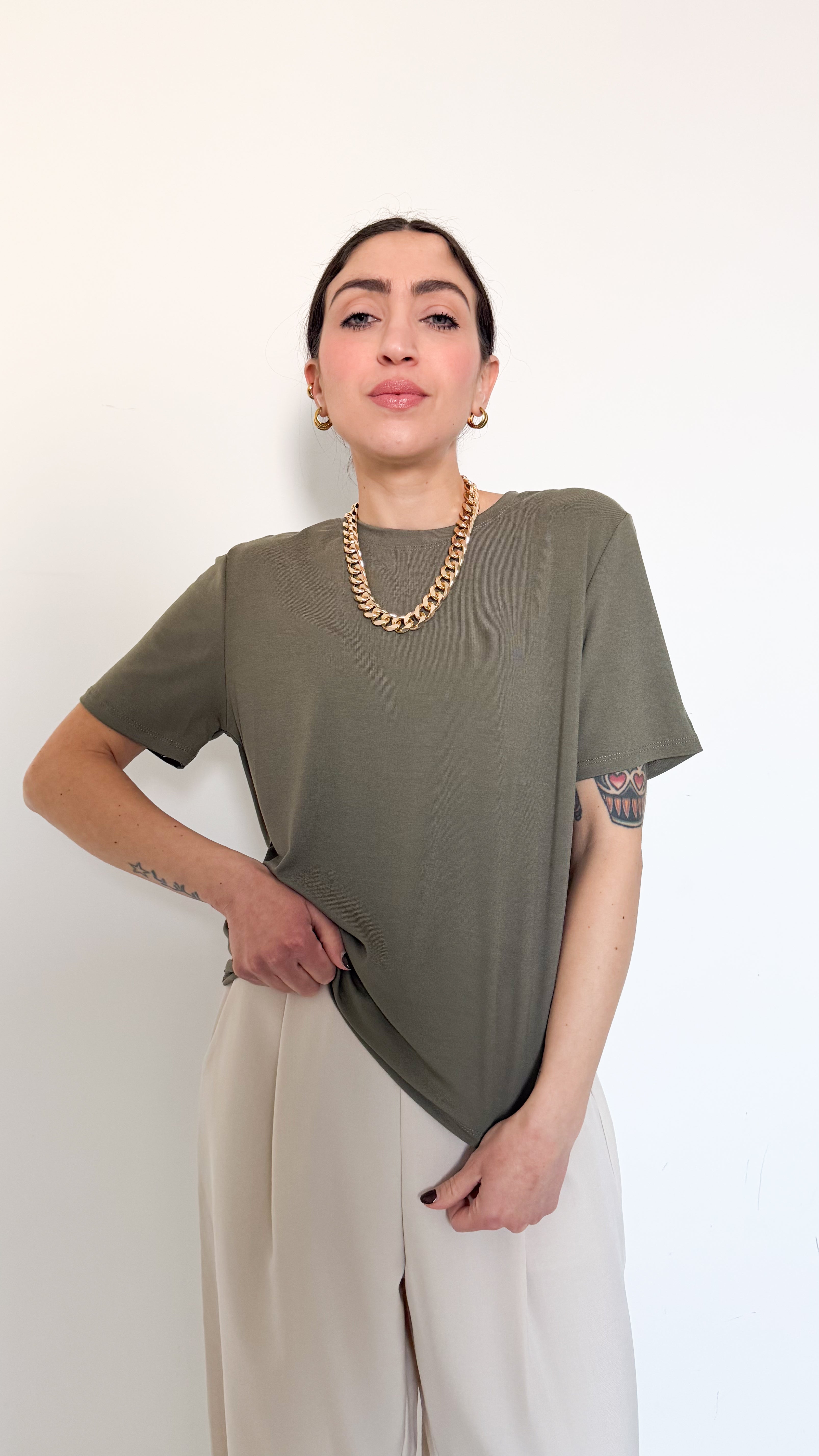 T-Shirt Verde Regular Fit