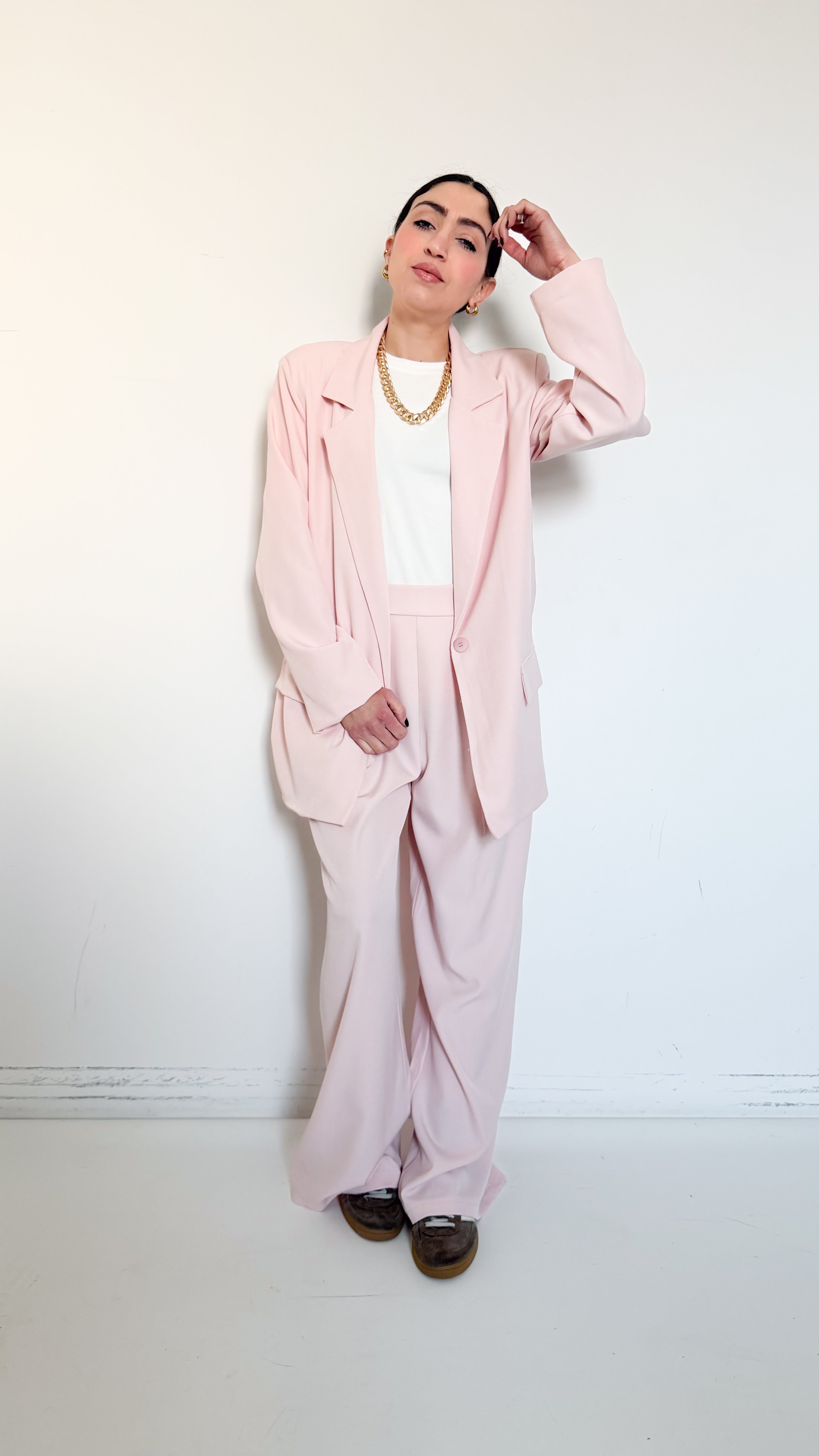 Tailleur Monopetto Rosa