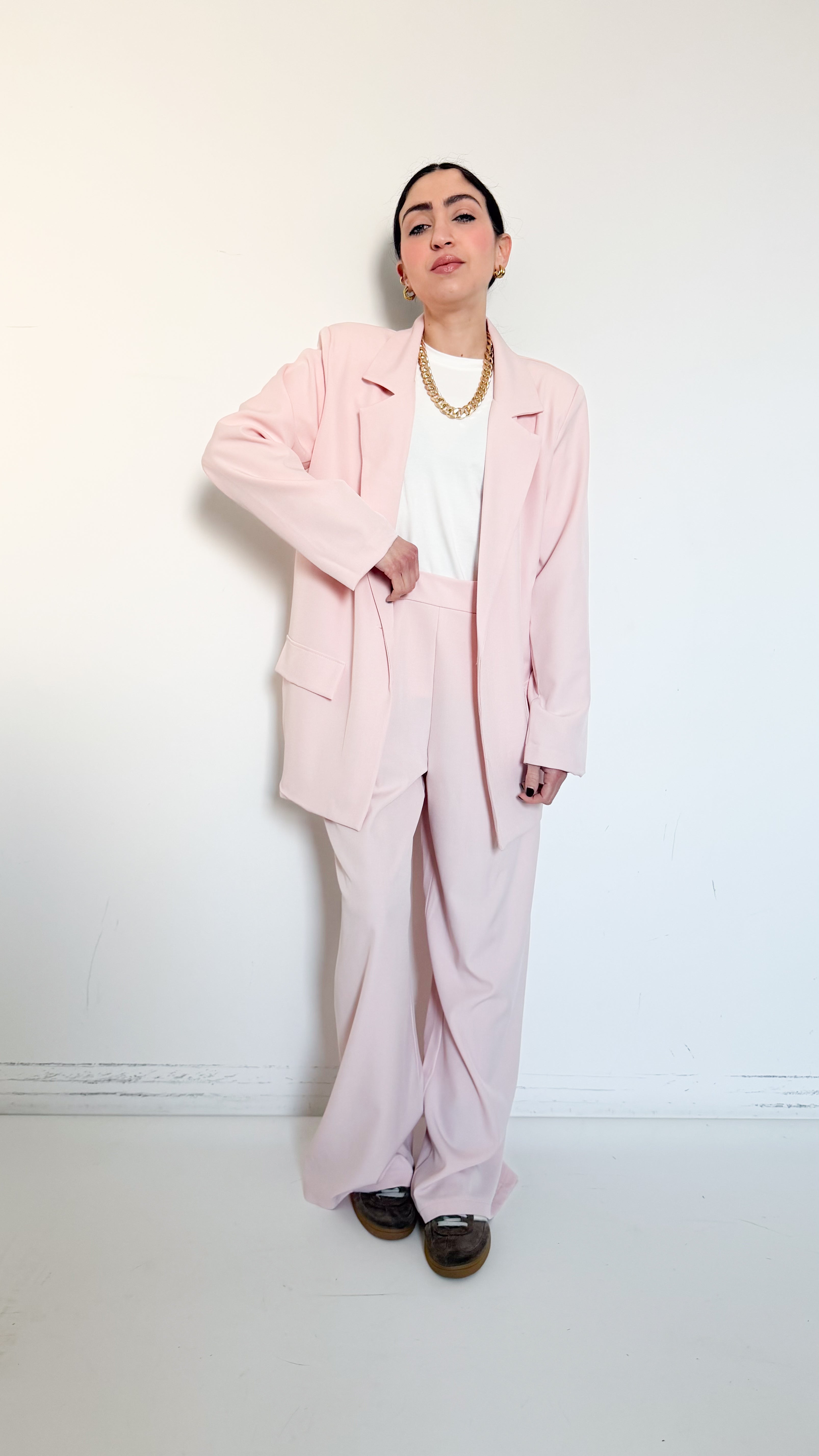 Tailleur Monopetto Rosa