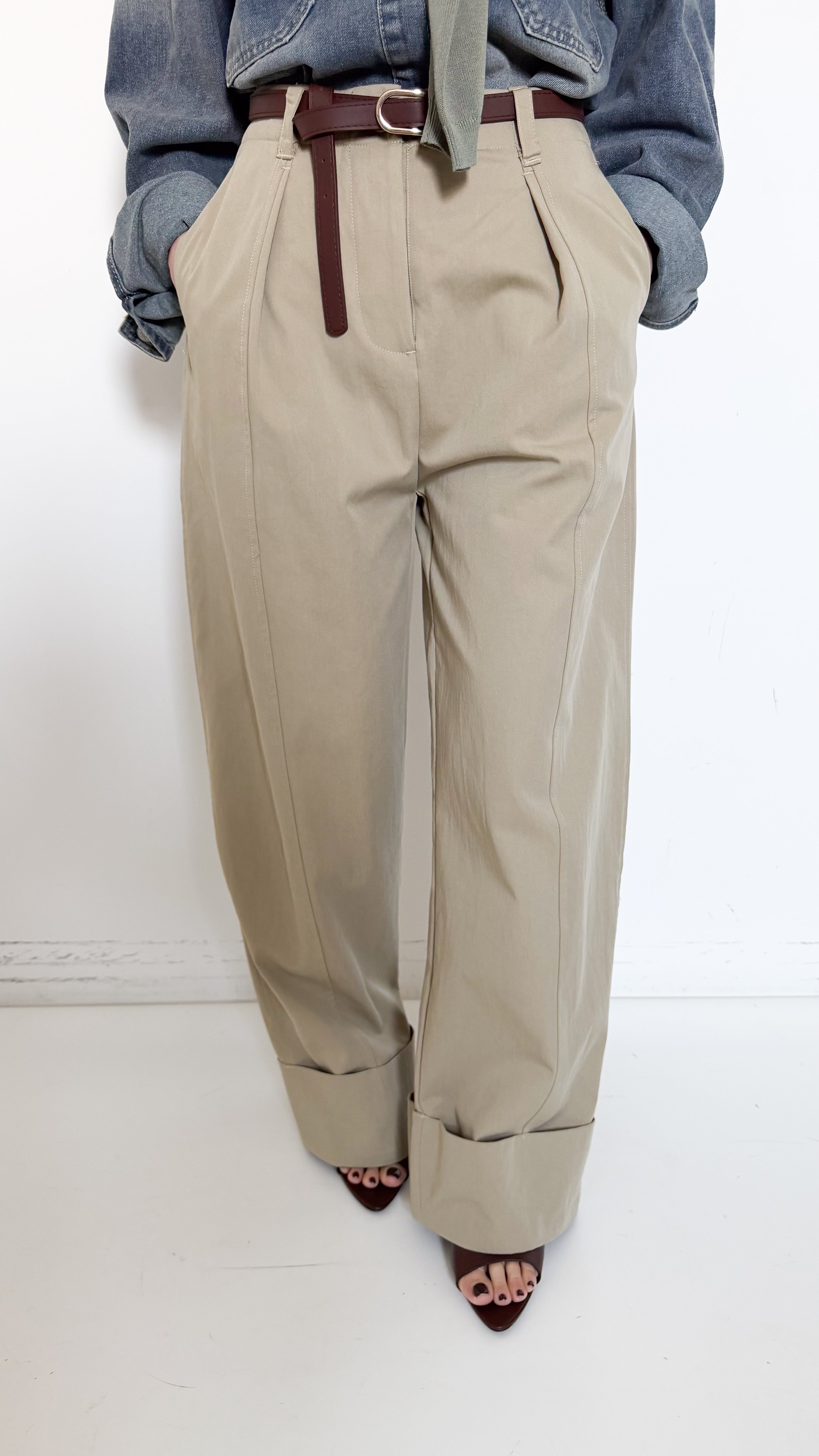 Pantaloni Send Con Pinces