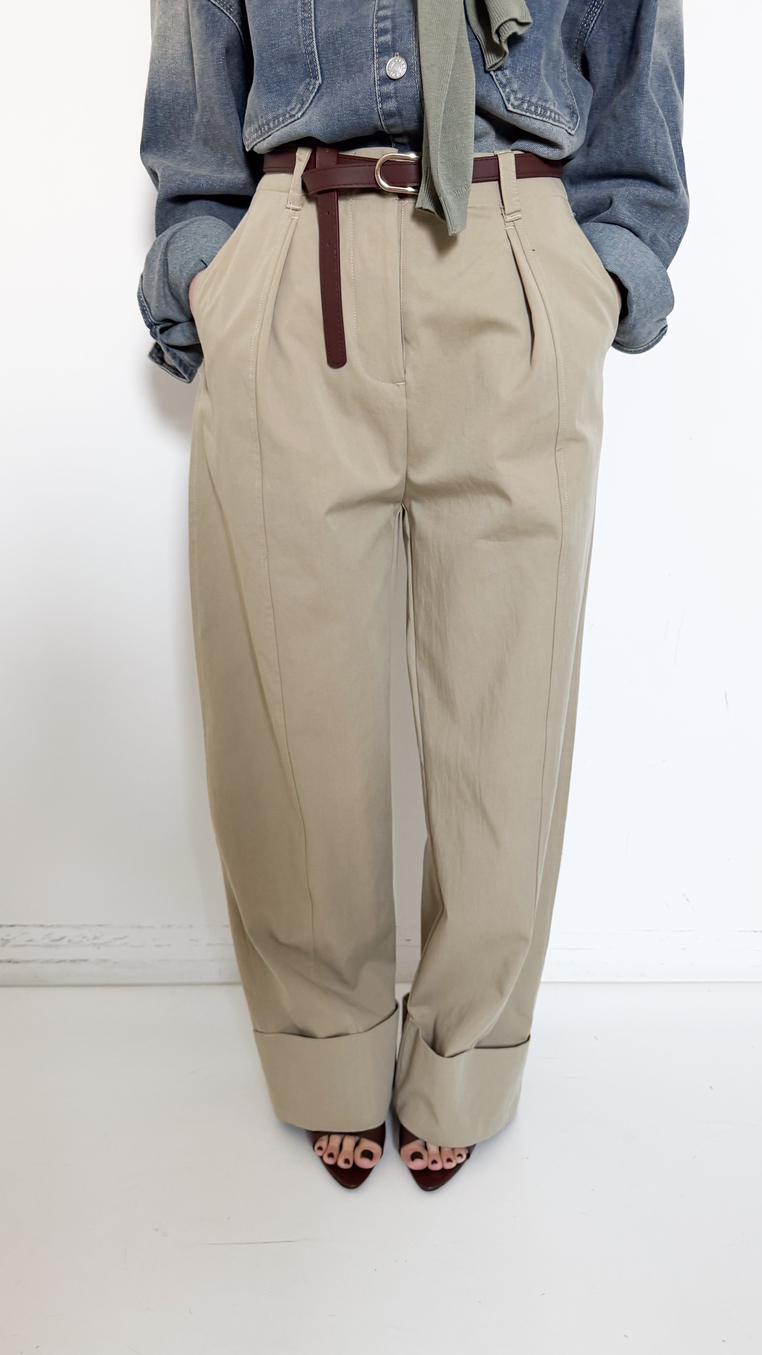 Pantaloni Send Con Pinces