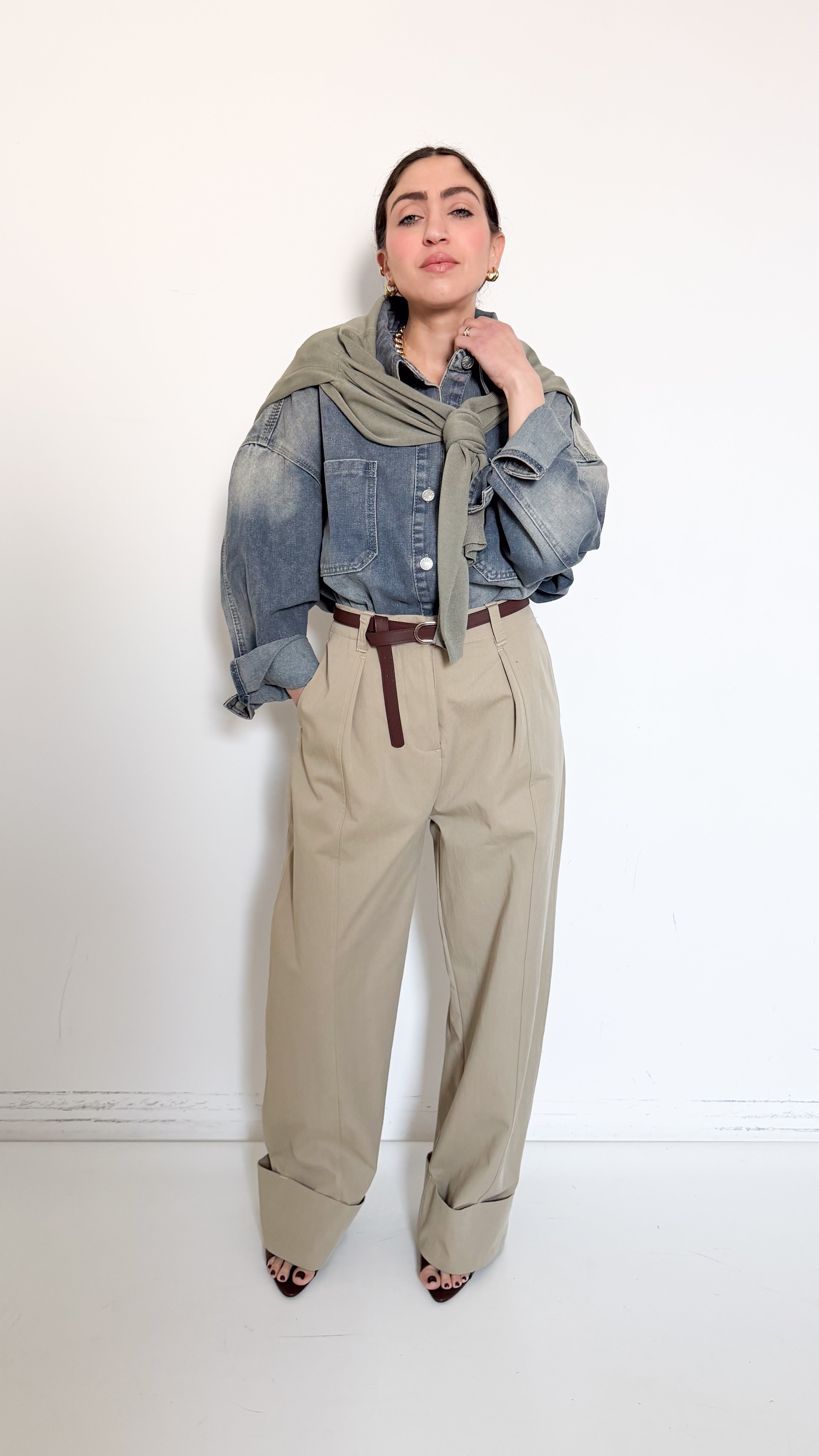 Pantaloni Send Con Pinces