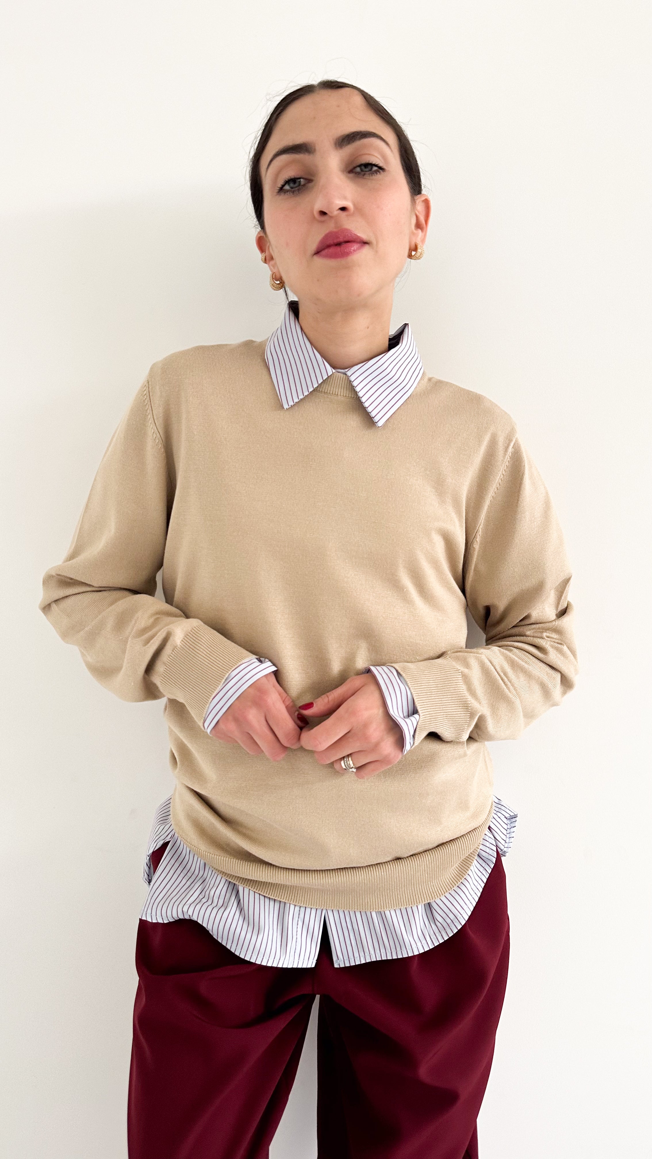 Pull Basic Beige